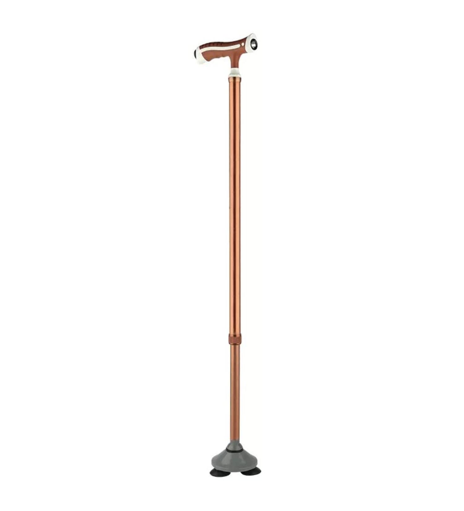 Crutches for The Elderly Non-Slip Walking Sticks for The Elderly Four-Legged Cane Lightweight Walking Aid (Color : Braun Size : LED Model) Smooth Sailing - Buy Online on GoSupps.com