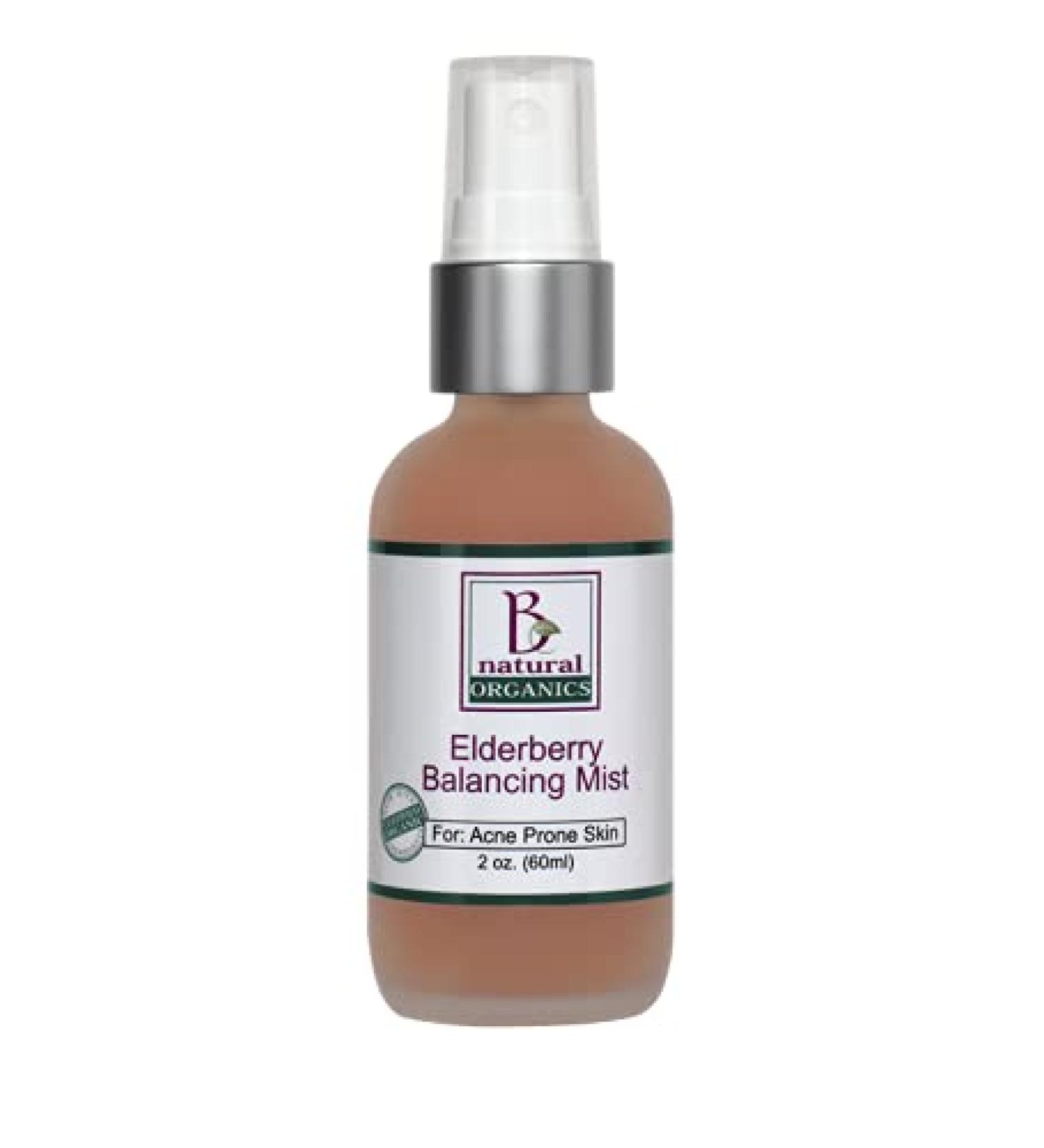 Be Natural Organics Elderberry Balancing Mist 2 Oz (60 ml) - Buy Online on GoSupps.com