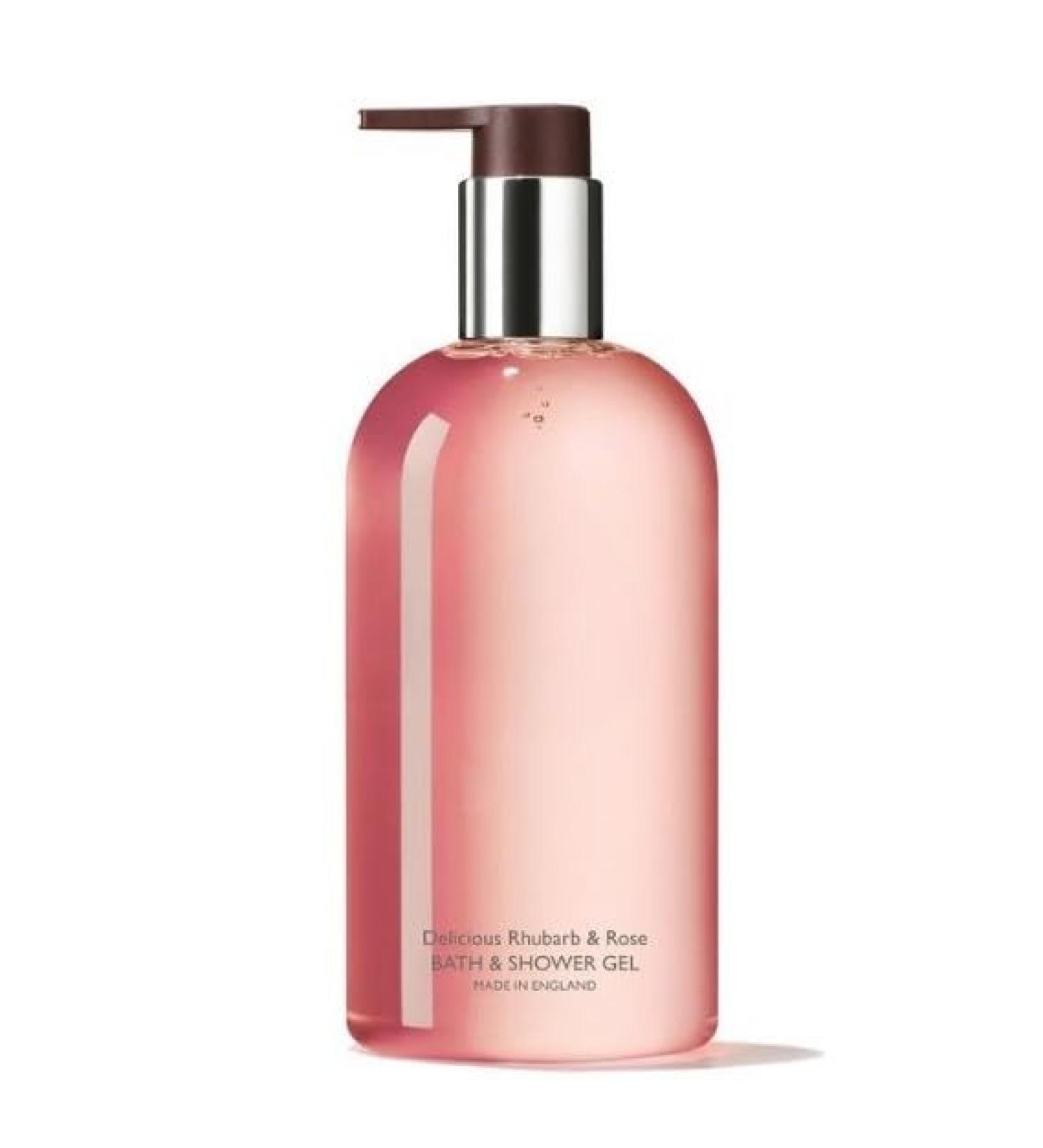 MB London Delicious Rhubarb & Rose Bath & Shower Gel 500ml