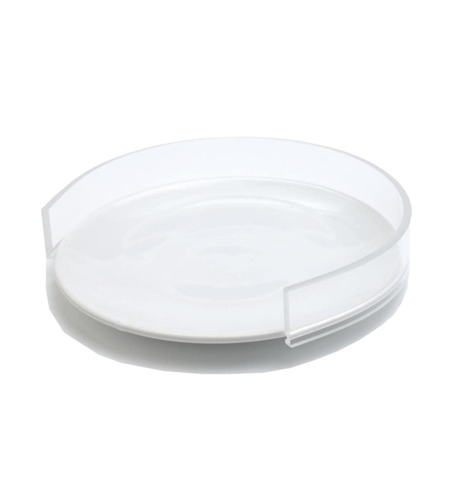 Fabacare Plate Rim - Transparent Eating Aid for Seniors | Edge Increase for Special Dishes (25.5-27.5 cm) - Buy Online on GoSupps.com