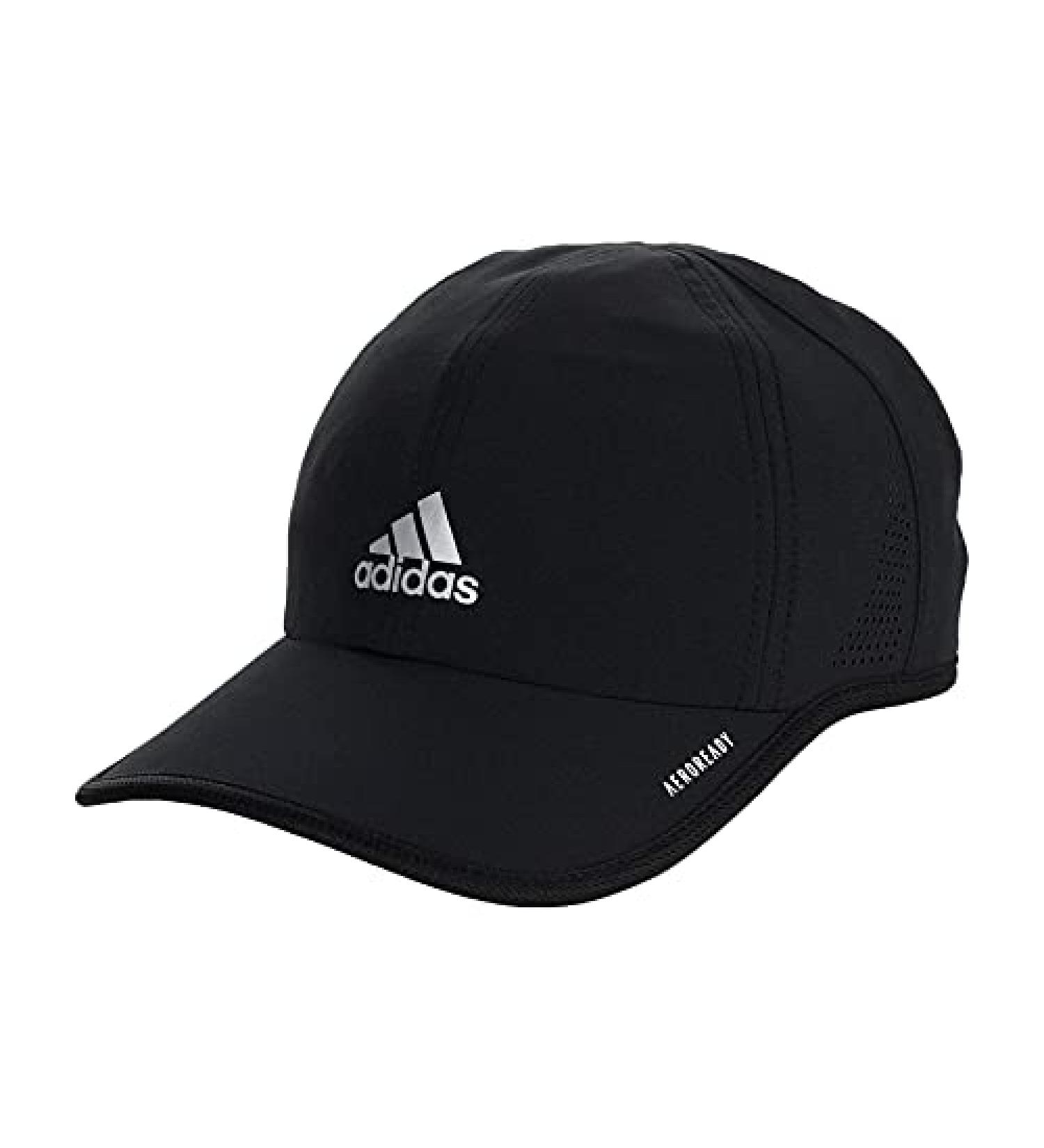 adidas Superlite 2 Relaxed Adjustable Performance Cap One Size Black/White 1