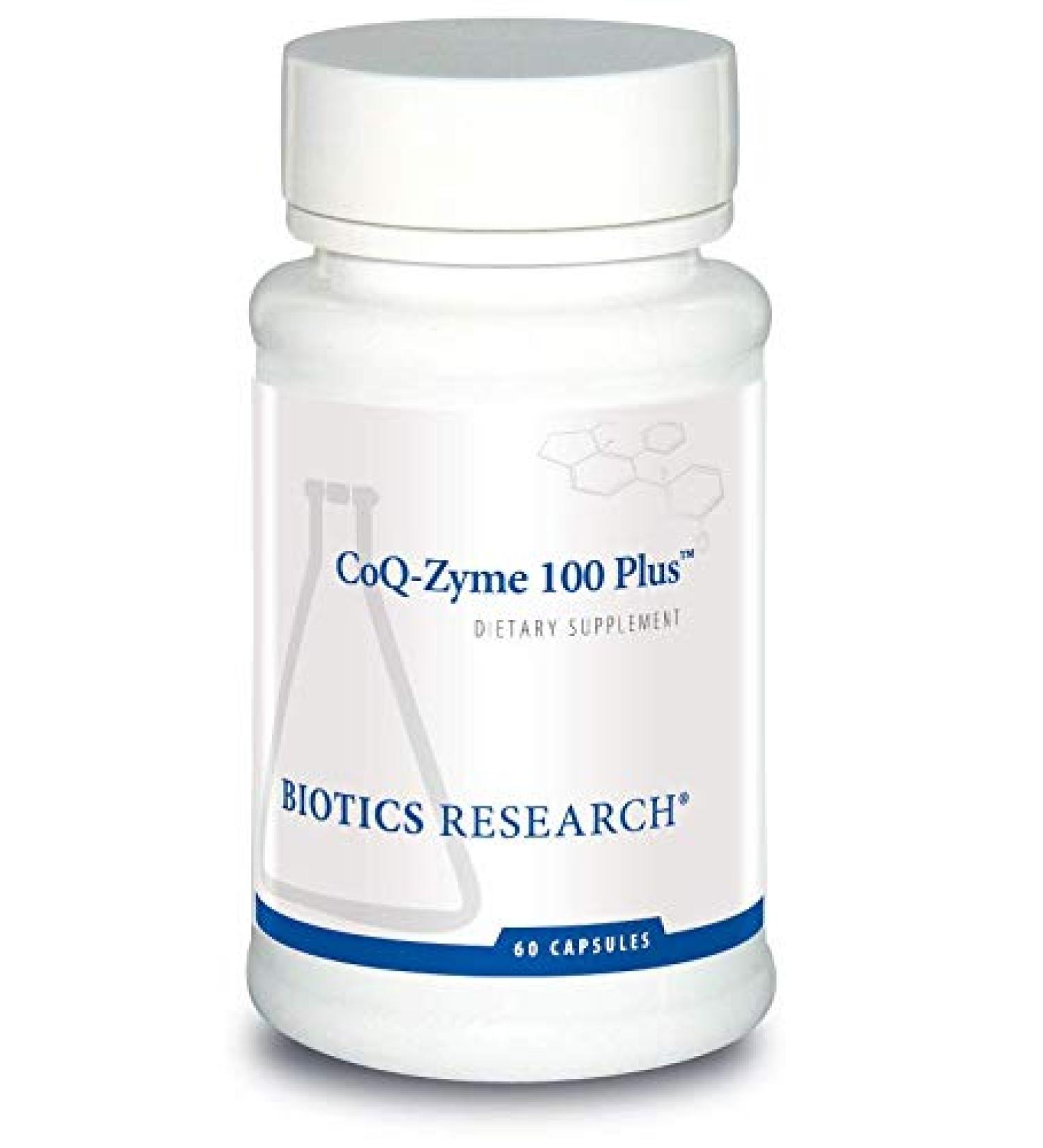 BIOTICS RESEARCH Coq Zyme 100 Plus 100 mg Emulsified Co Q10 High Absorption Added B-Complex Vitamins Heart Health Healthy Energy Levels 60 Capsules - Buy Online on GoSupps.com