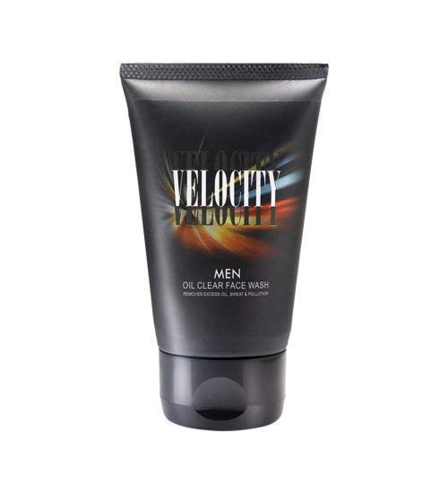 Velocity Men Oil Clear Face Wash Removes Excess Oil Sweat & Pollution 50g