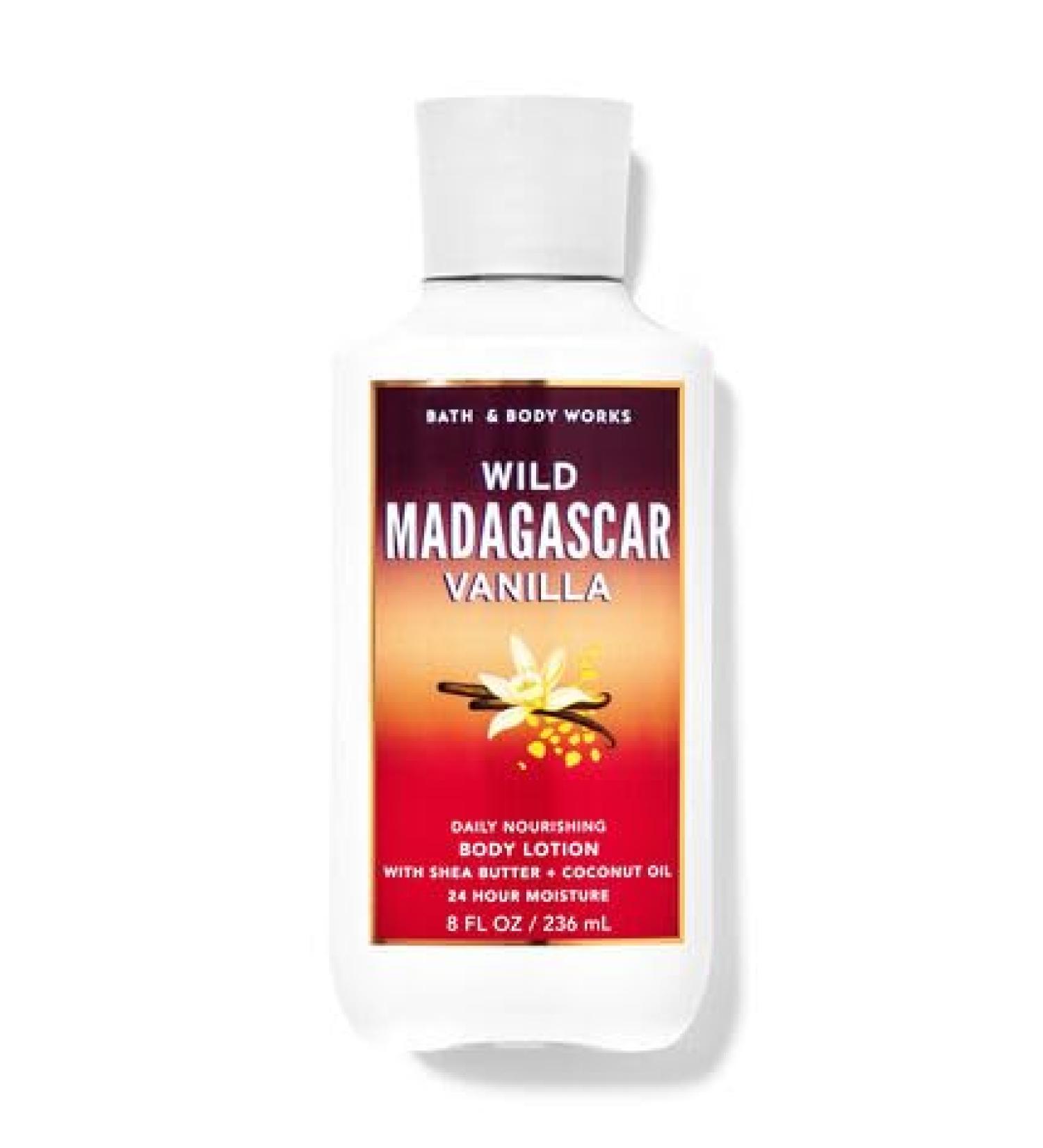 Bath Body Wild Madagascar Vanilla Nourishing Body Lotion 8 fl Oz