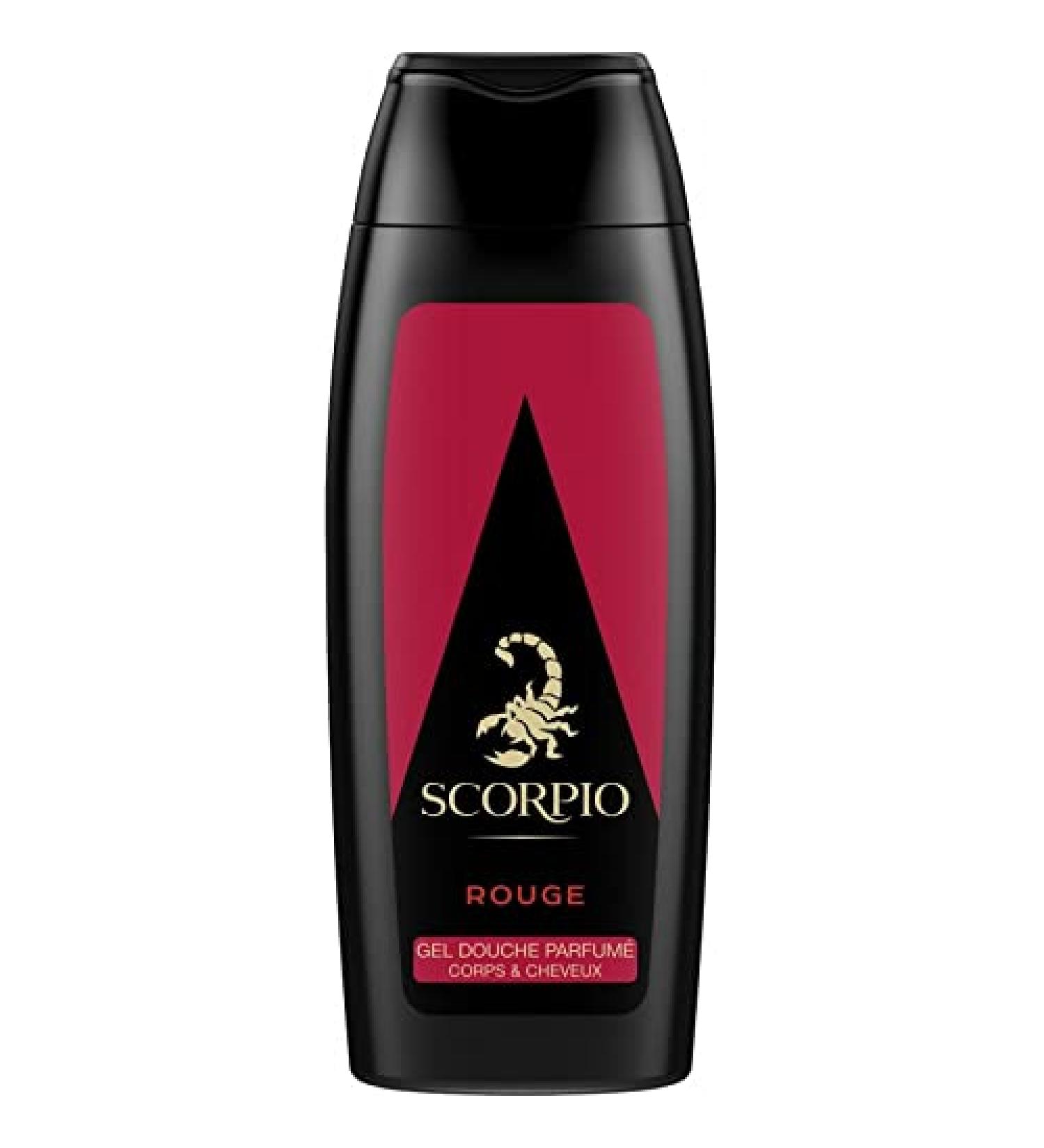 Hygi ne Beaut SCORPIO - Invigorating Passion Red Shower Gel 250ml - Pack of 4 - Sold as a Pack