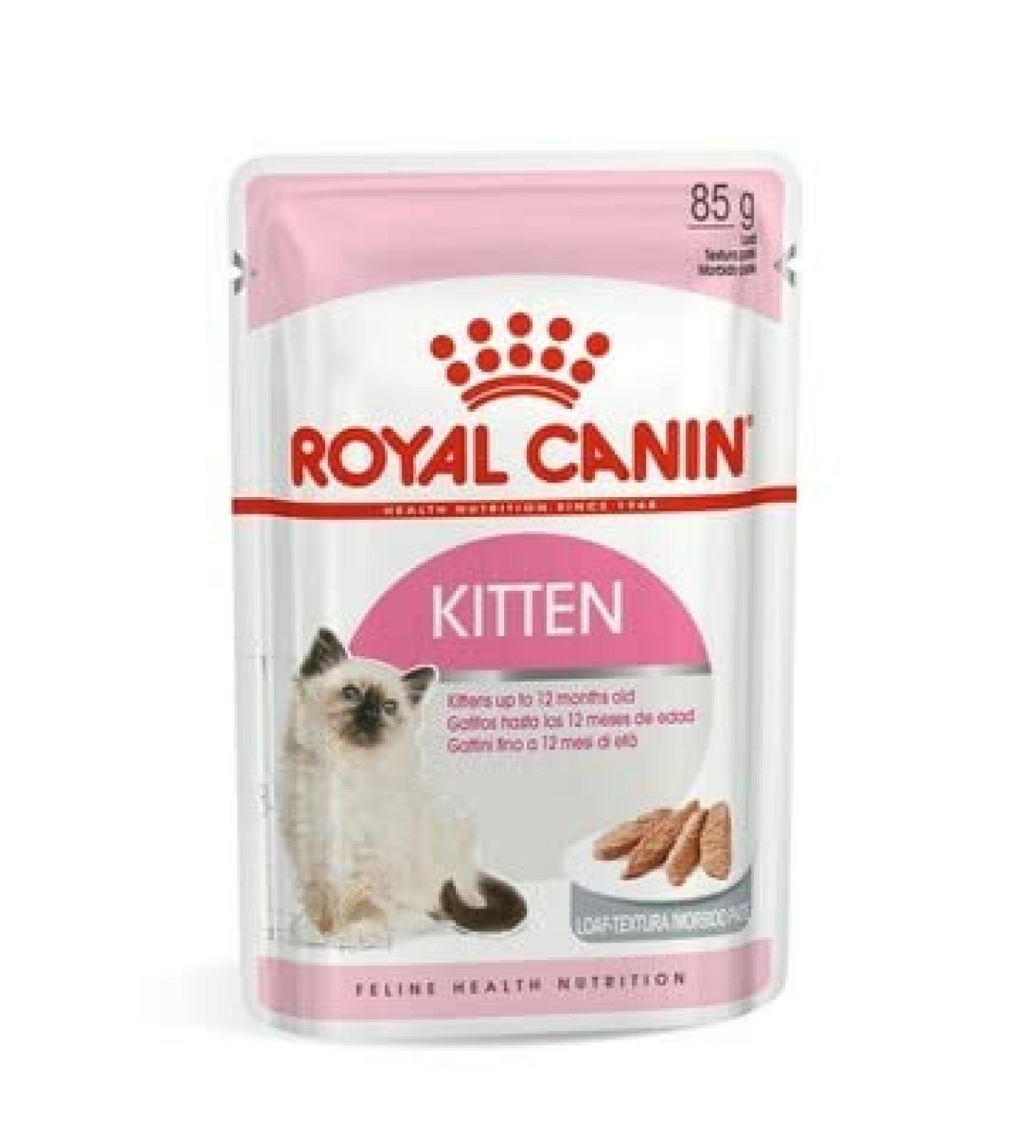 Royal Canin Kitten in Loaf Wet Food 85g (Pack of 48) - Buy Online on GoSupps.com