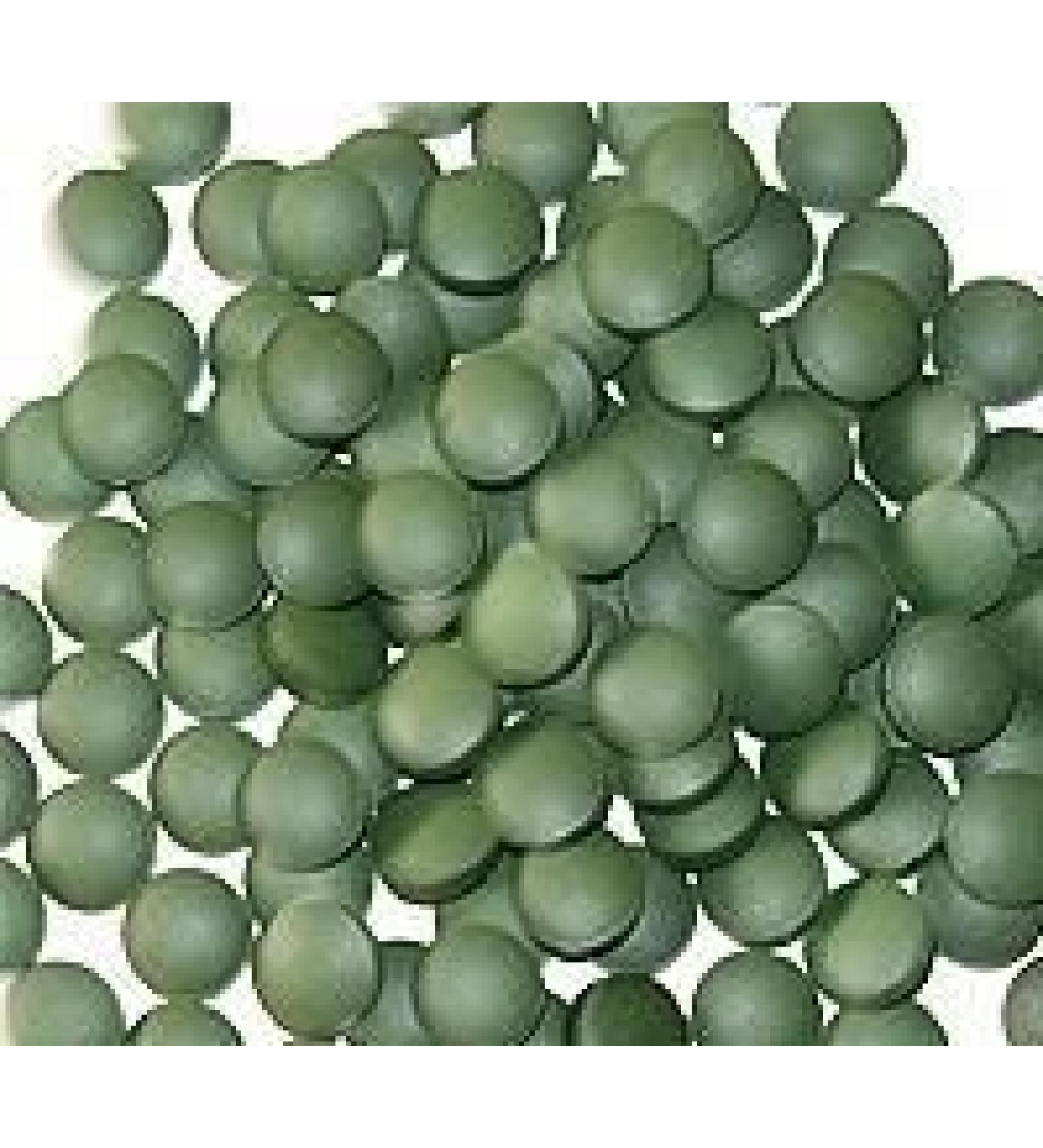 Raw Power Chlorella Tablets (1000 Count 250g) Cold-Pressed 100% raw and Pure Organics Brand