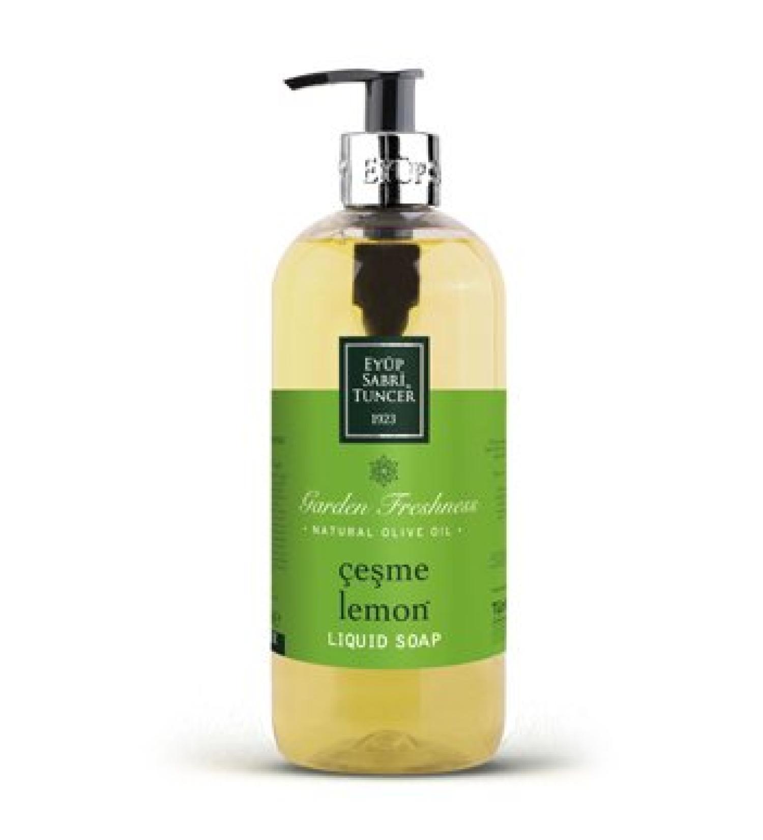 100% Natural Olive Oil Liquid Soap - Cesme Lemon 500ml
