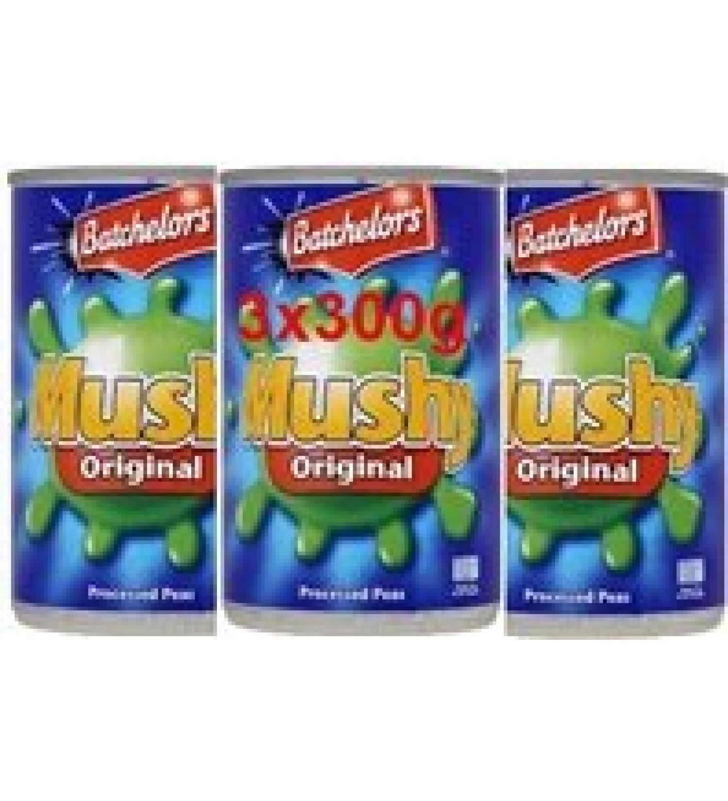 Batchelors Mushy Peas 3x300g original