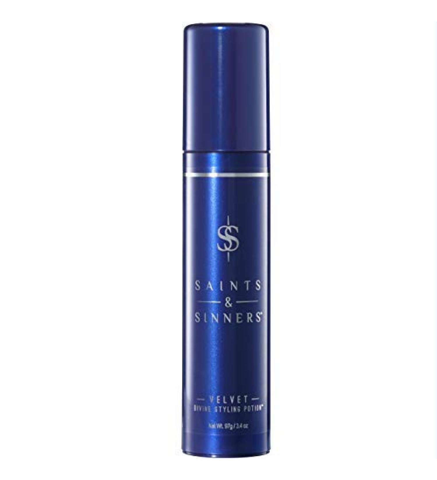 Saints & Sinners Velvet Divine Hair Styling Potion - Moisturizing Thermal Protectant for Dry, Frizzy Hair (3.4 oz) - Buy Online on GoSupps.com