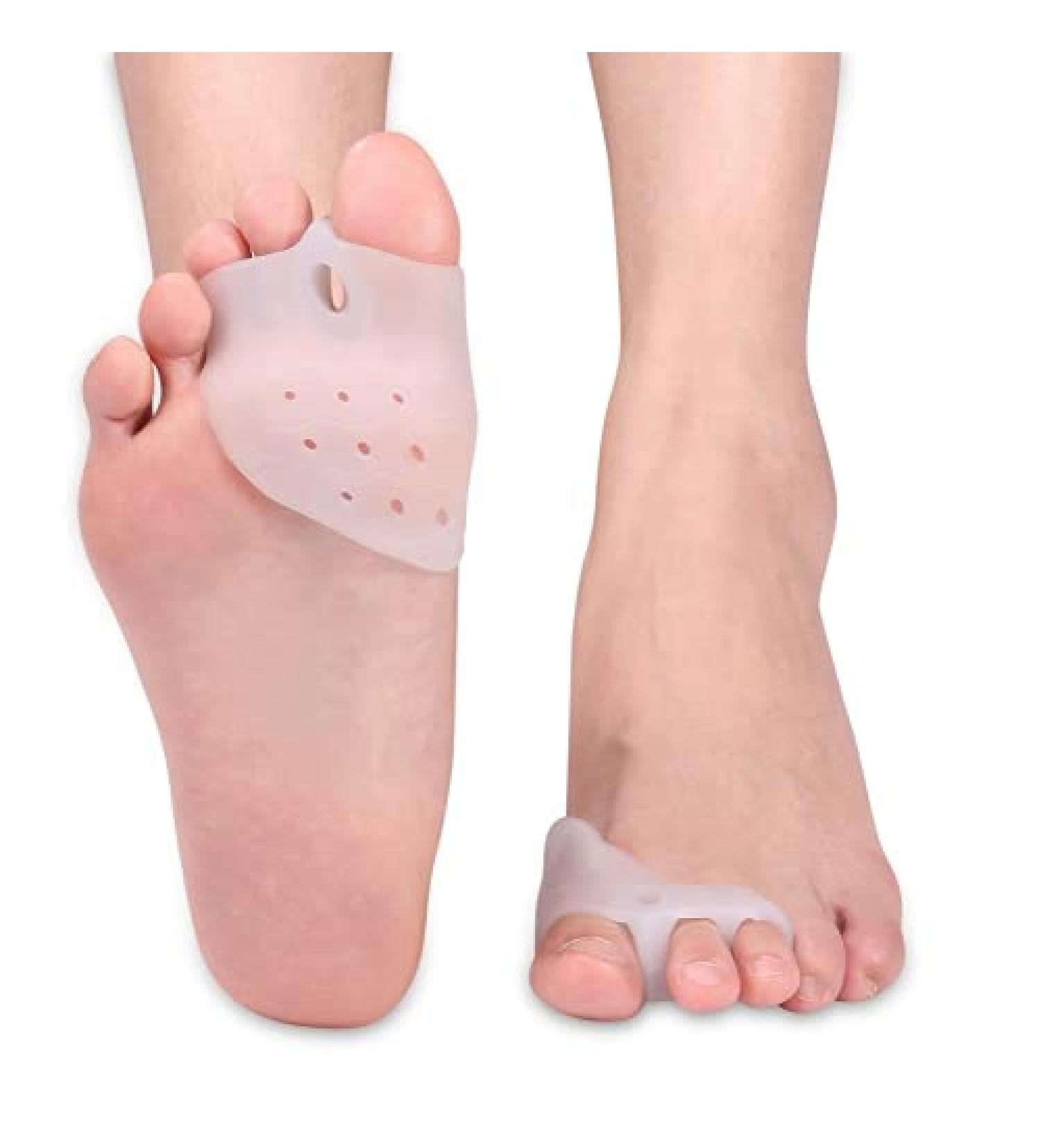 Pocreation Gel Bunion Pads - 2 Pack Bunion Protectors for Big Toe Cushion | Bunion Pain Relief Guards Reduce Rubbing Pain - Buy Online on GoSupps.com