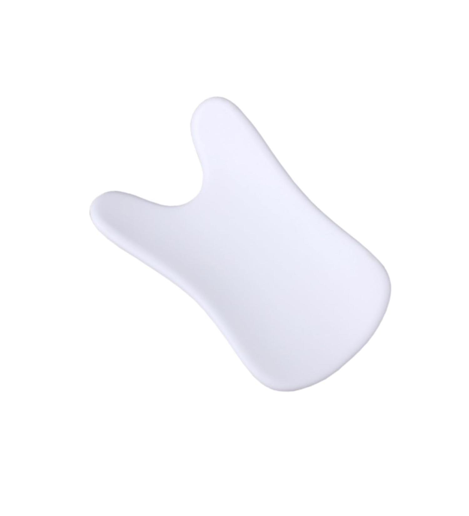 Buy Jade Massaging Plate Face Tools | Eye & Scalp Massage Scraping Board | White Beauty Equipment for Skin Care - Buy Online on GoSupps.com
