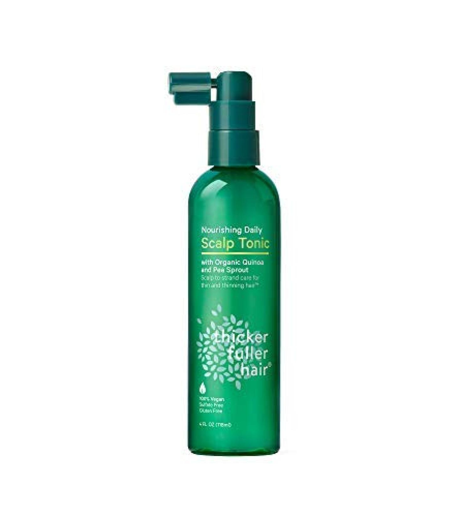 Thicker Fuller Hair Nourishing Scalp Tonic - Green, 4 fl oz (Pack of 1) - Buy Online on GoSupps.com