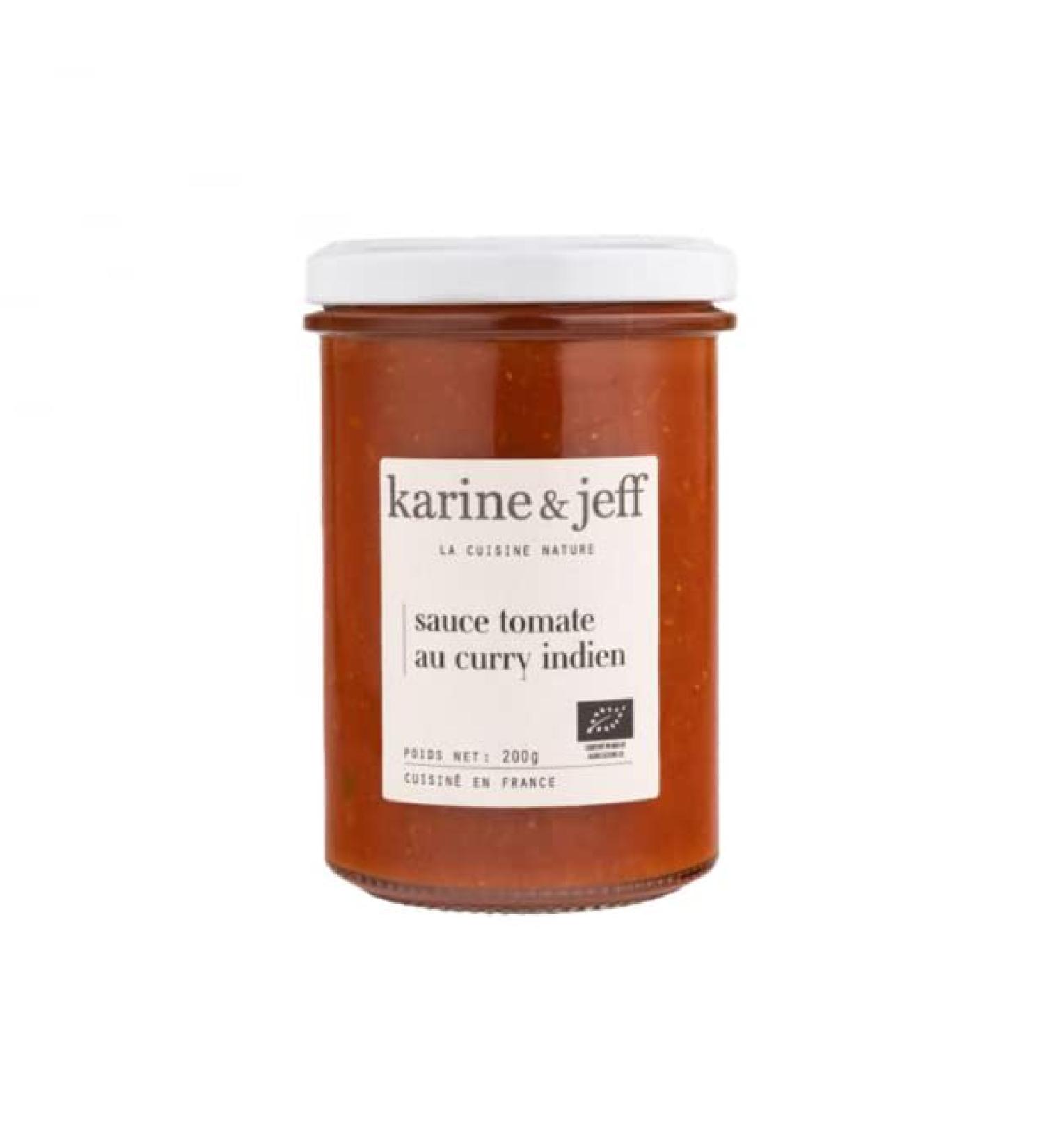 Tomato sauce with Indian curry 200 g - Karine & Jeff