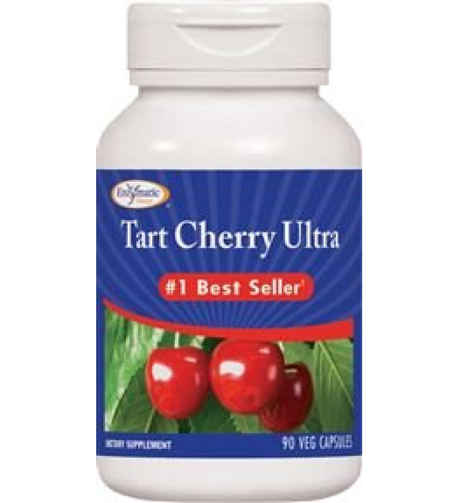 Tart Cherry Ultra 90 Vcaps by Enzymatic Therapy (Pack of 3)