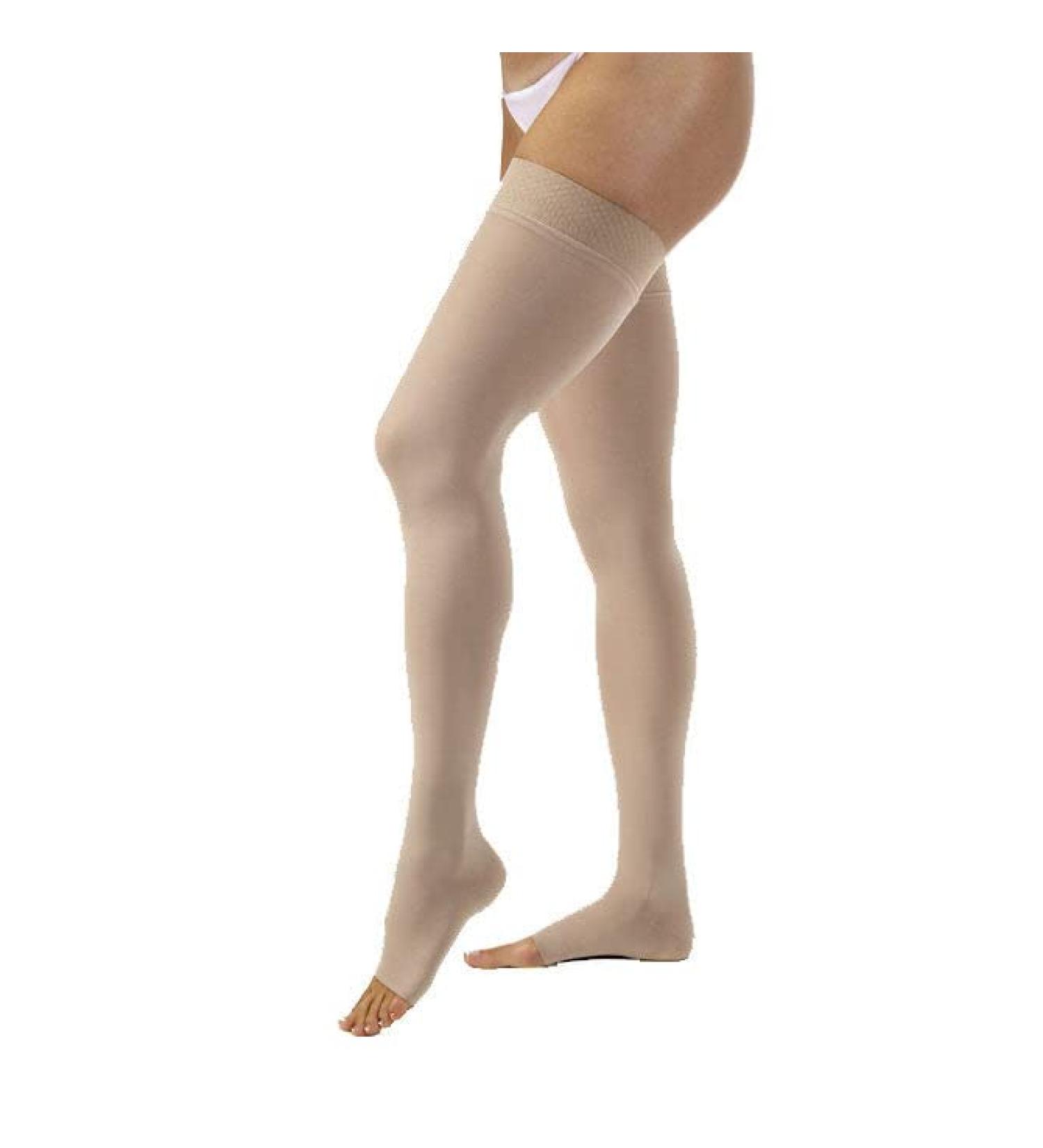 Jobst Opaque 115697 OPEN TOE Overknee 15-20 mmHg Compression Stockings - Honey Small - Enhance Comfort & Style - Buy Online on GoSupps.com