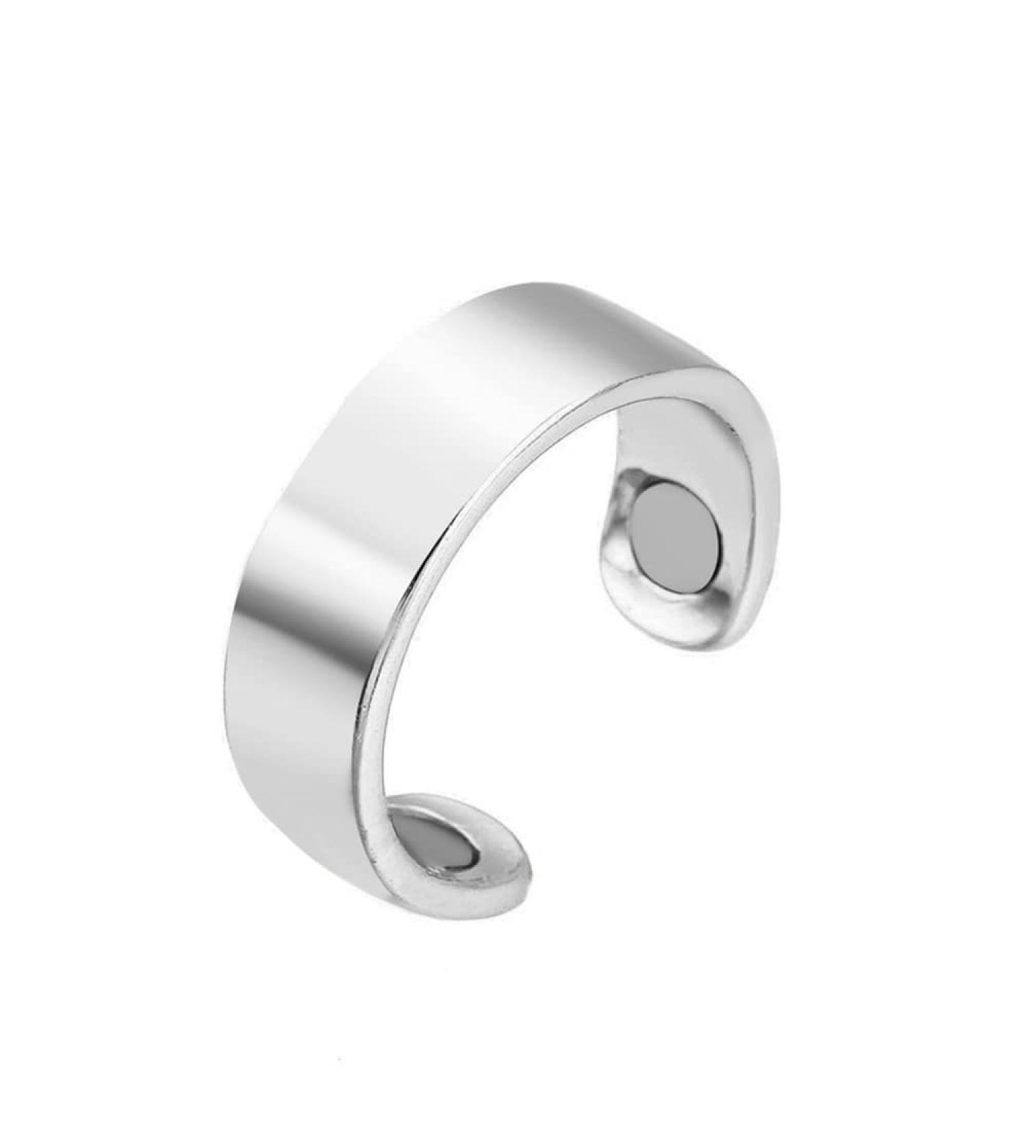 Qqy Men's Therapeutic Magnetic Ring - Adjustable Lymphatic Drainage & Weight Loss Aid - Buy Online on GoSupps.com