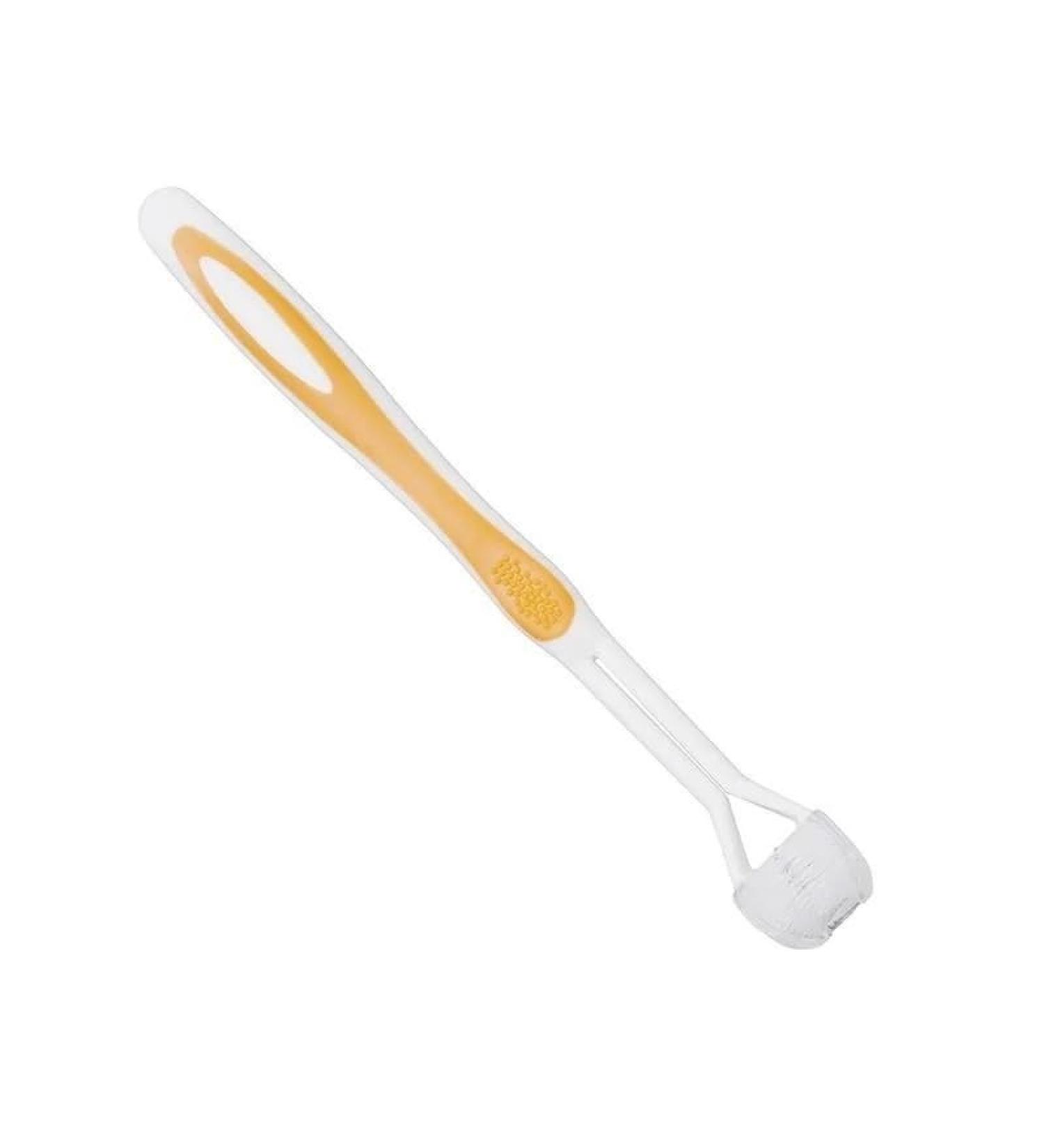 AD-BCRBgen Yellow Ultra-Fine 3-Page Toothbrush for Adults | Soft Bristles for Health & Special Needs | Optimal Dental Care & Easy Mouth Cleaning - Buy Online on GoSupps.com