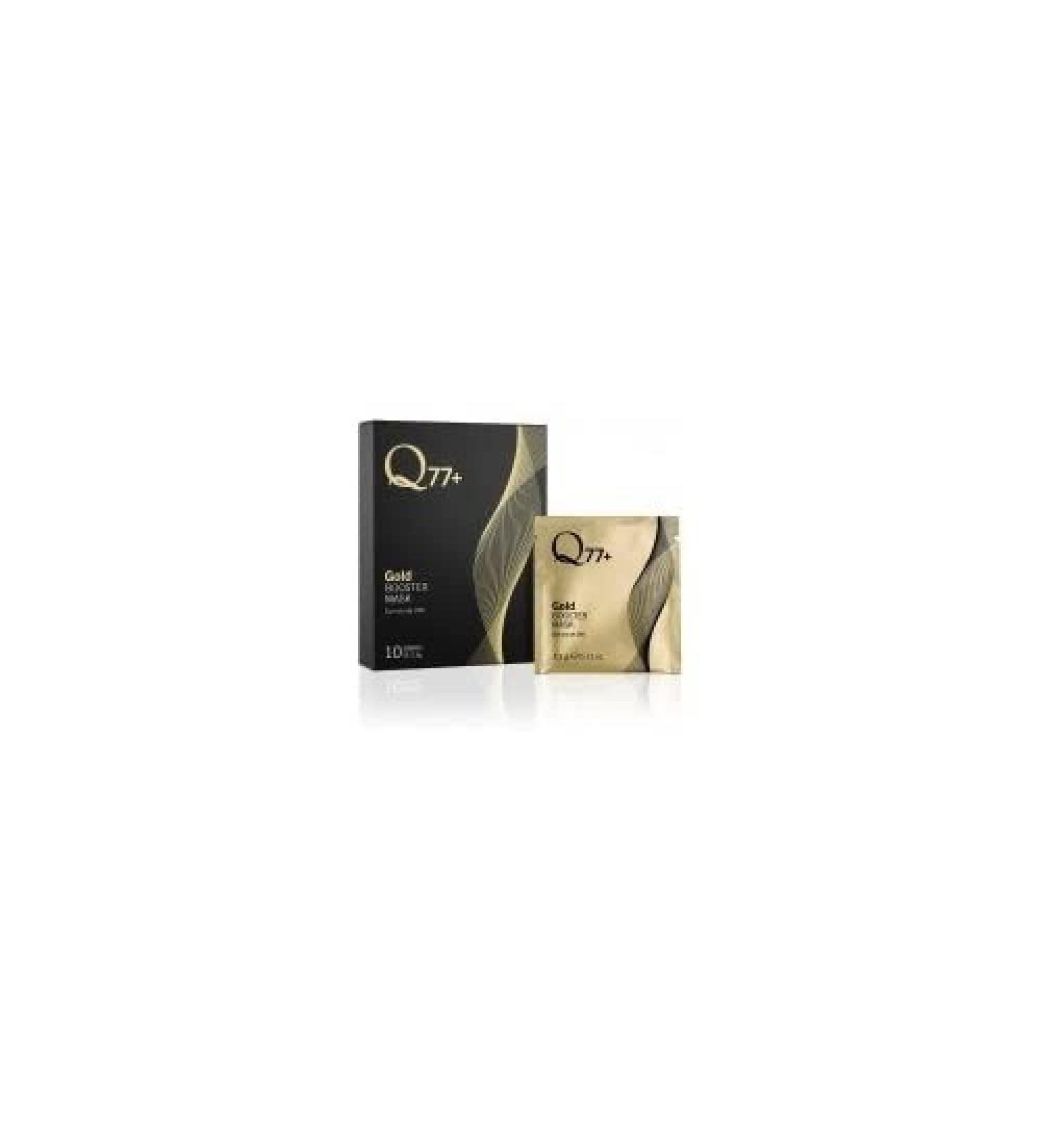 Unikas Consulting SL Facial Mask Gold Booster Mask Immediate Lifting Effect Made with Gold Particles Vitamins and Essential Oils Works and Reduces Wrinkles Size 10 Sachets GOLD BOOSTER MASK 10 packs - Buy Online on GoSupps.com