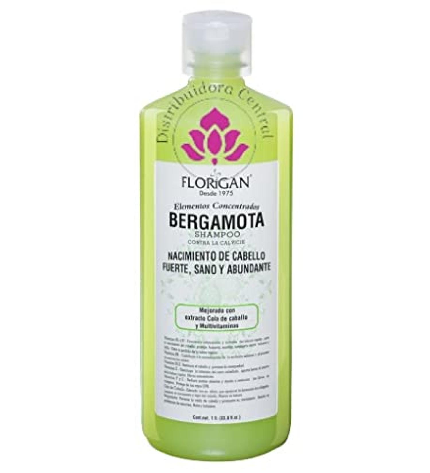 Florigan Bergamota Hair Growth Shampoo 1lt - 33.8 Fl Oz (Pack of 1) - Buy Online on GoSupps.com