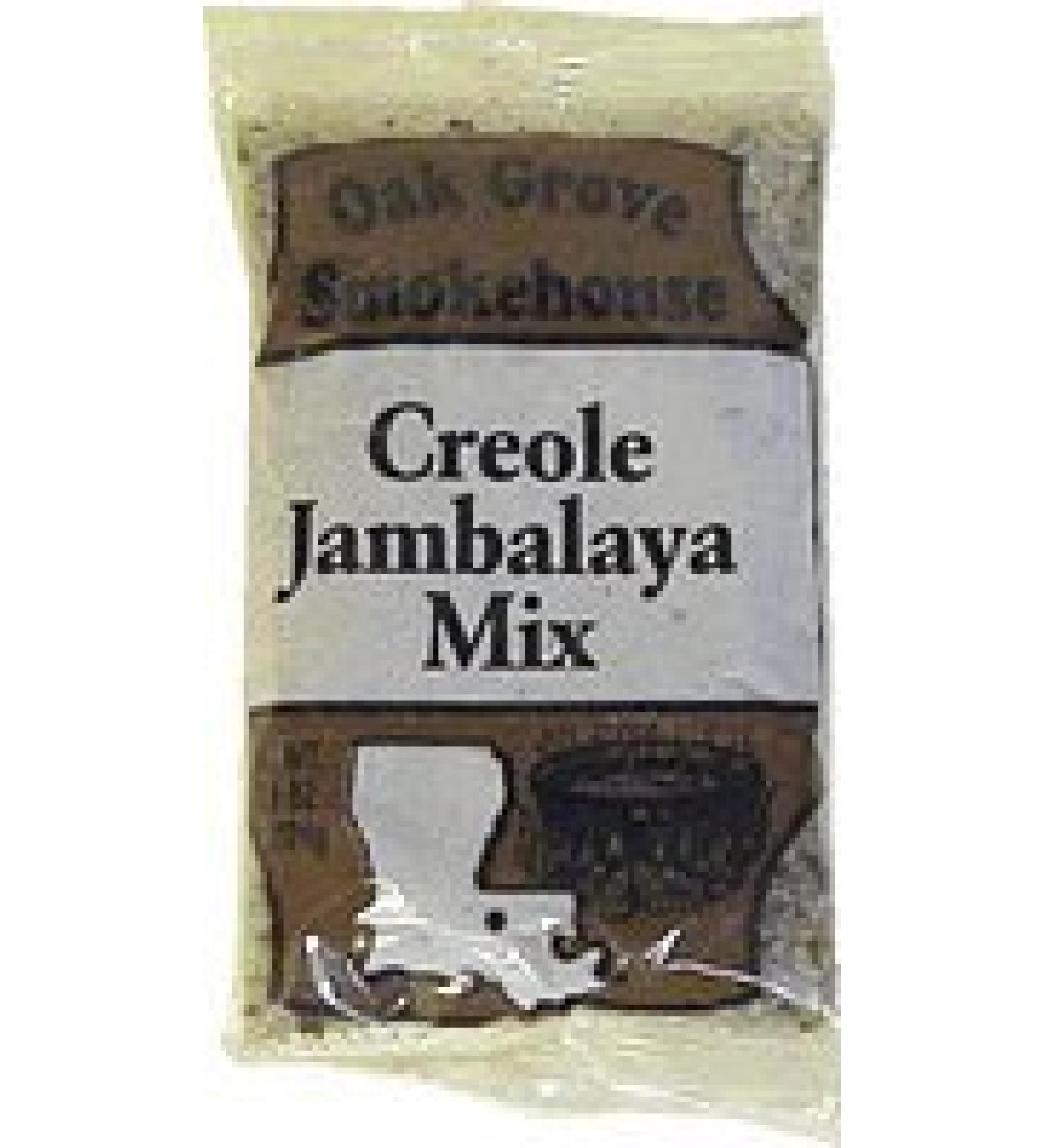 Oak Grove Smokehouse Creole Jambalaya Mix (4 Pack of 7.9 Ounce Bags)