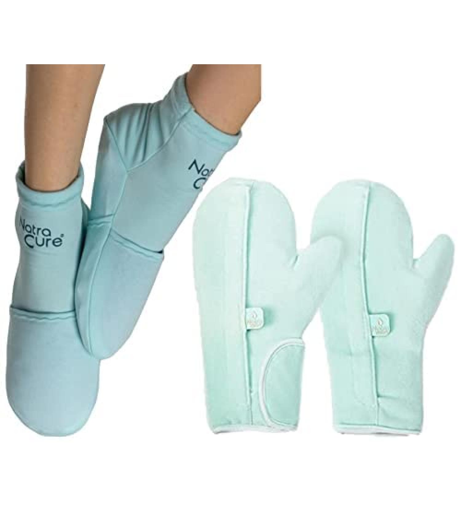 NatraCure Cold Therapy Socks and Mitts Bundle - Size S/M | Soothing Pain Relief - Buy Online on GoSupps.com