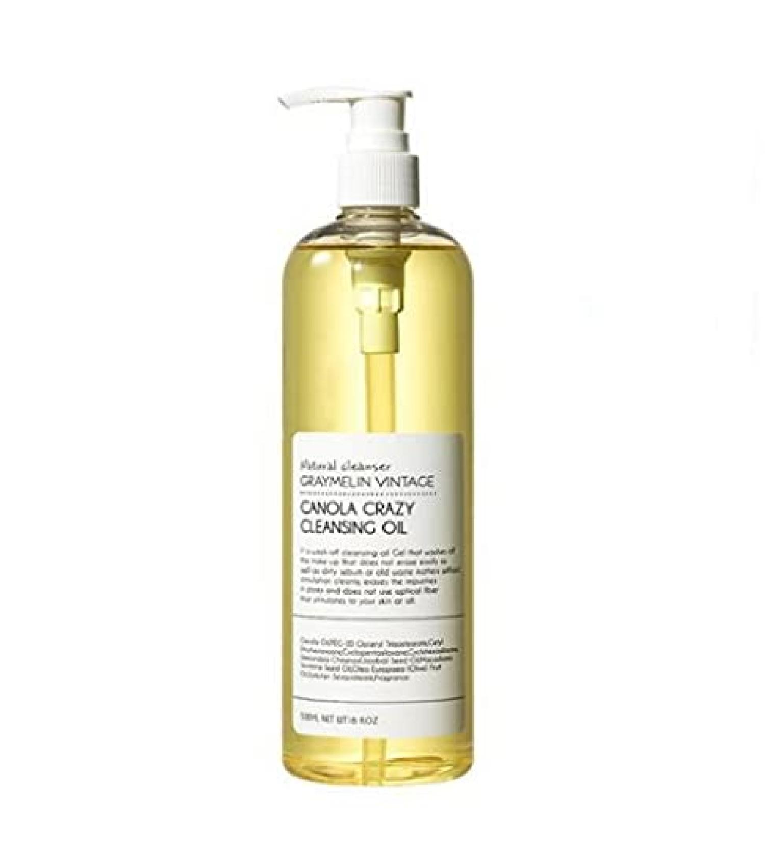 Buy GRAYMELIN Canola Crazy Cleansing Oil 500ml - Gentle Makeup Remover for All Skin Types | International Shipping Available - Buy Online on GoSupps.com