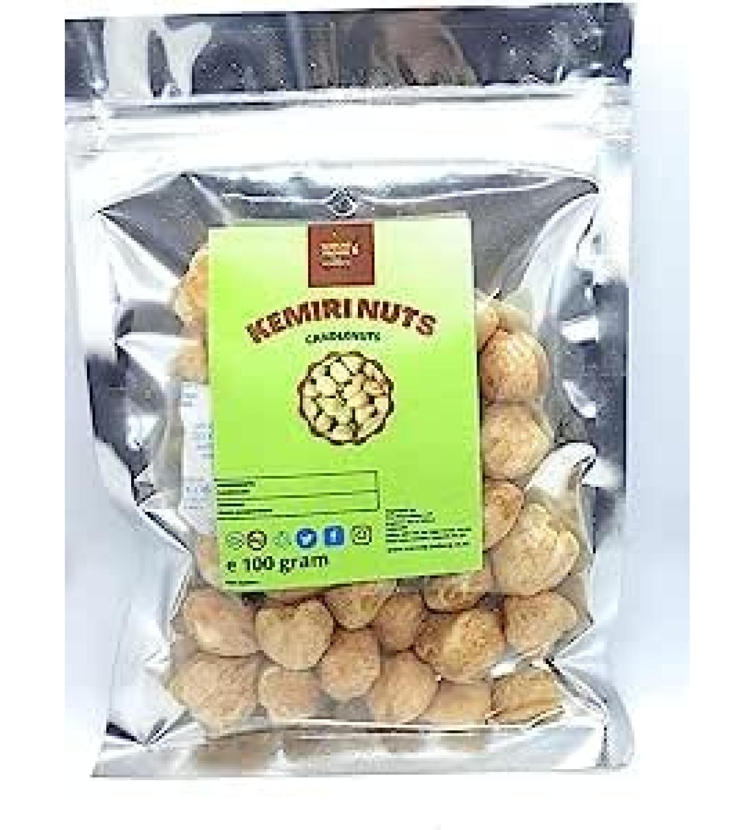 Organic Biji Kemiri Authentic from Indonesia 100 Gram - Buy Online on GoSupps.com