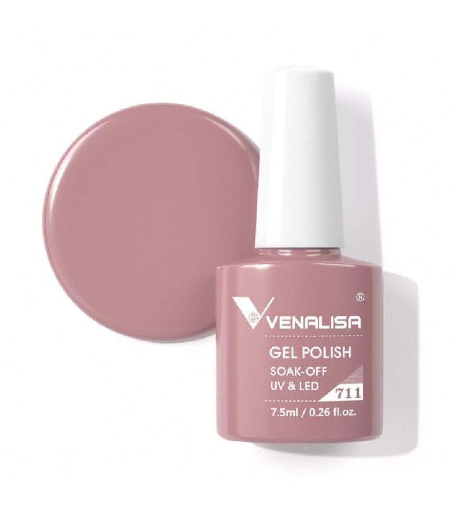 VIP4 7.5ml Gel Nail Polish Hema Free Full Coverage Beautiful Semi Permanent Soak Off UV LED Gel Nail Polish Gel Lacquer - (Color: 711) - Buy Online on GoSupps.com