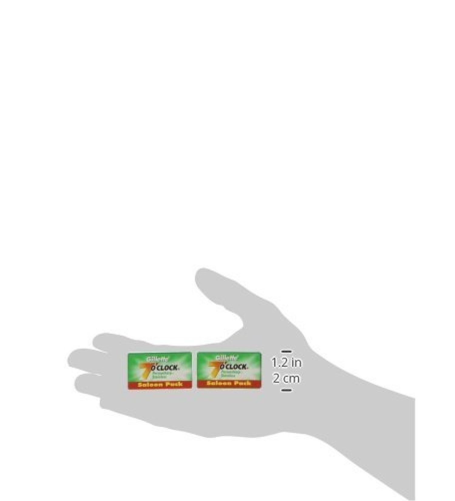 25 7 O'clock Double Edge Safety Razor Blades Made in Russia
