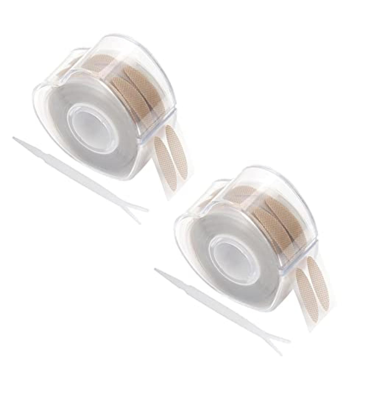 Invisible Eyelid Lift Strips Kit - 1200Pcs/600Pairs - Self-Adhesive Double Eyelid Tape for Hooded Eyes - Large Heart-Mesh Design - Buy Online on GoSupps.com
