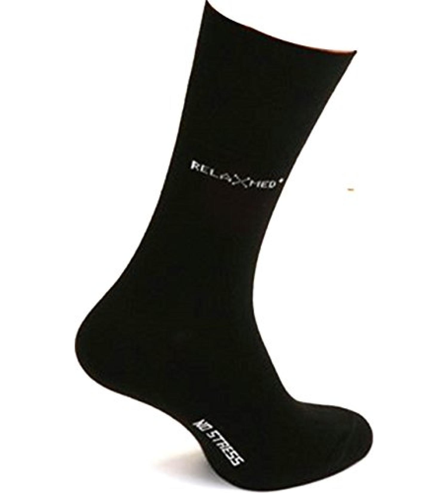 Daniel Jacob Men Diabetic Socks | Relaxmed Soft Cotton Socks | Size 5-11 UK, 39-46 EU, 7-12 US | Black Color - Buy Online on GoSupps.com