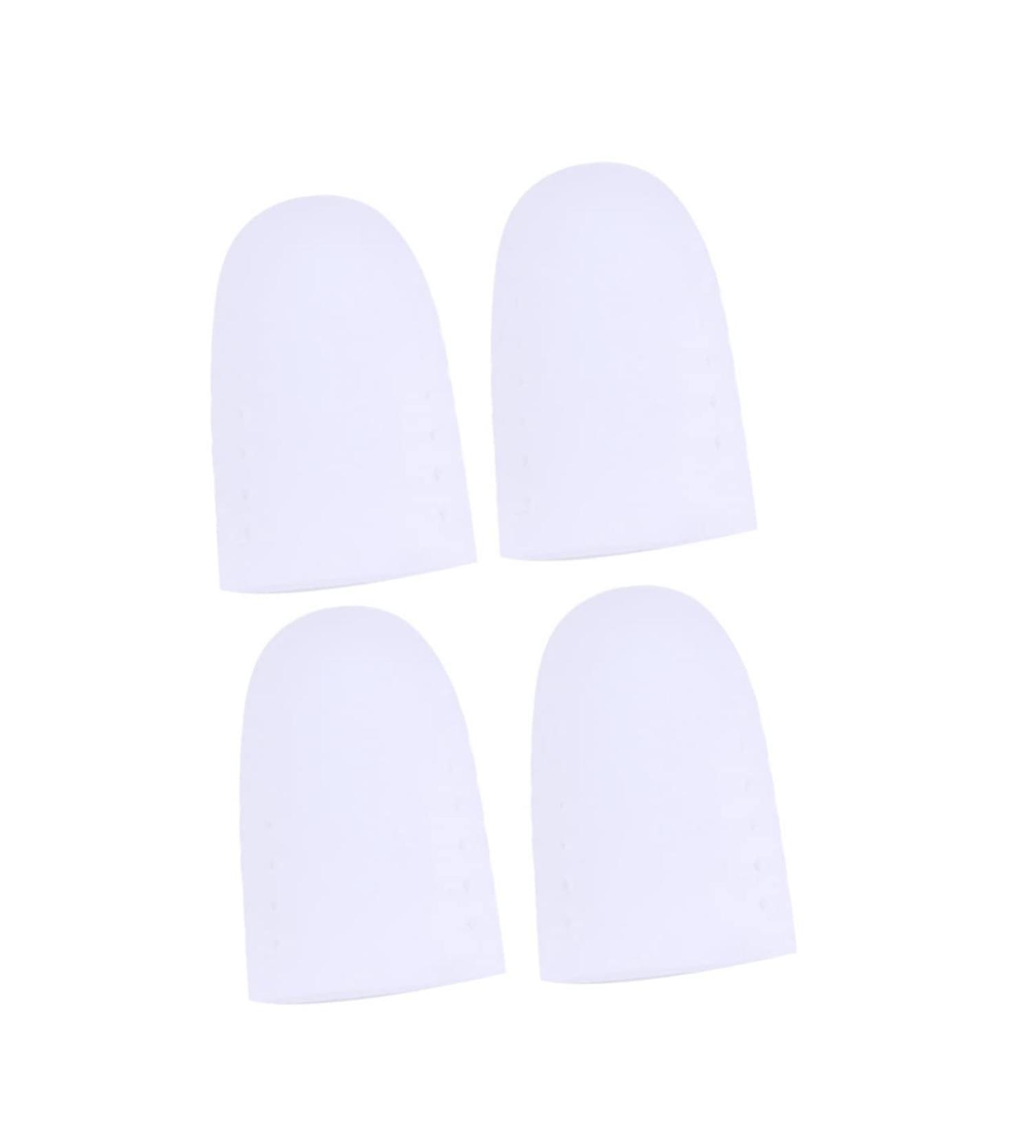 Hemoton Silicone Toe Sleeves - 2 Pairs, Breathable Big Toe Protectors for High Heels - White Size 2 - Buy Online on GoSupps.com