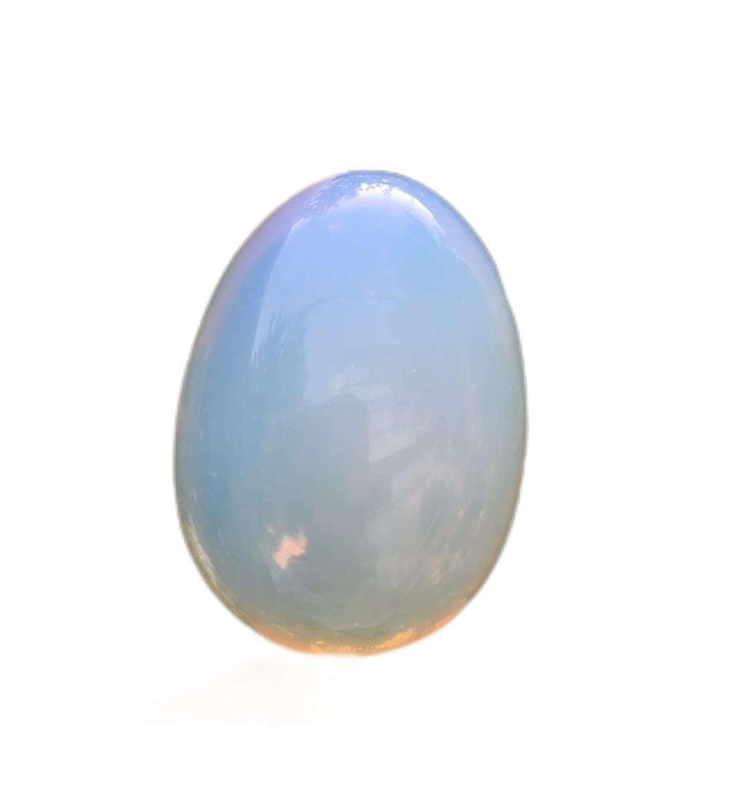 Crystal 1 Pack Natural Opal Shiny Smooth Oval Semi-Precious Stones JZIGTDEM