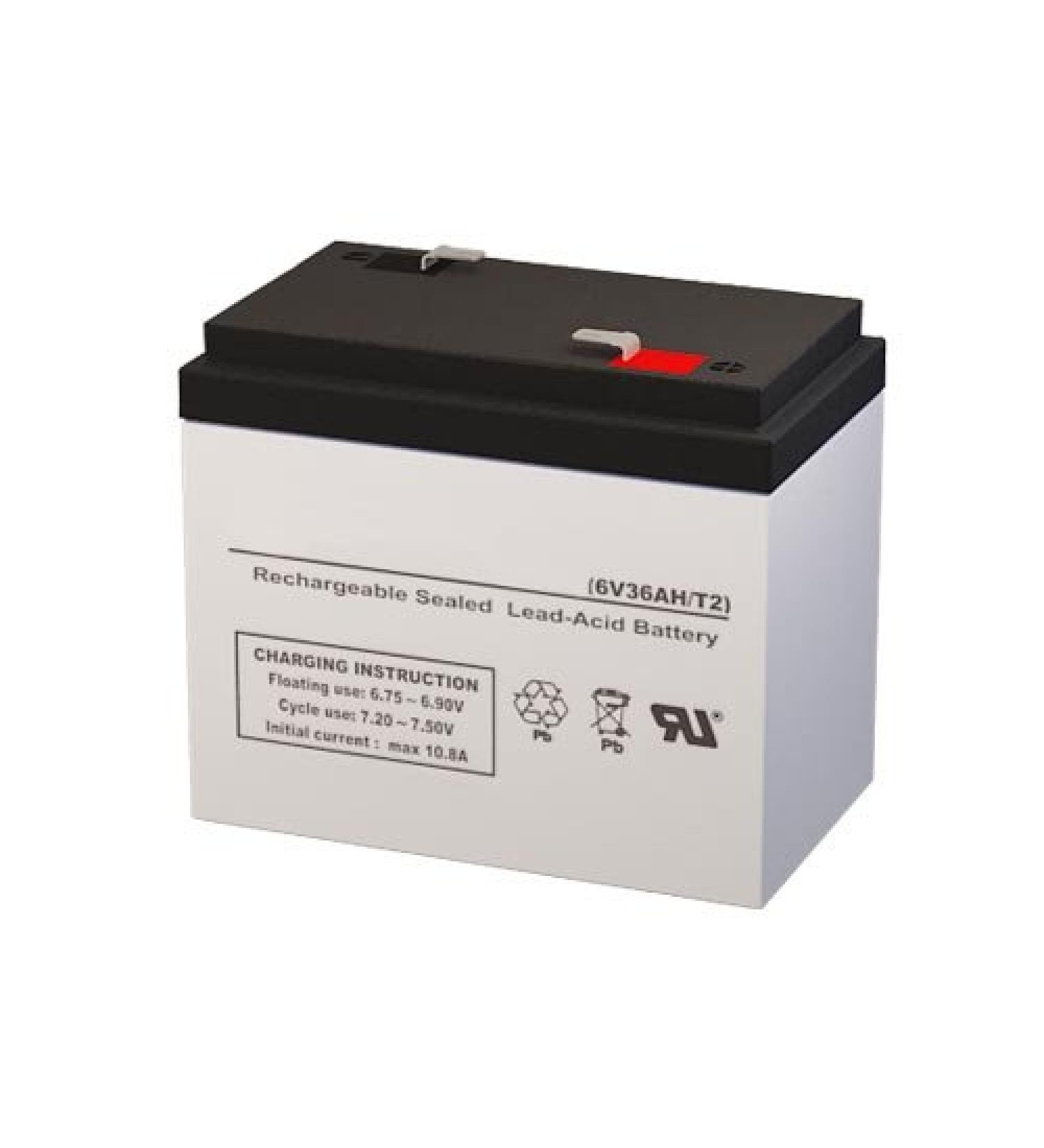 LW-3FM36G 6V 36Ah SLA Replacement Battery with F2 Terminals