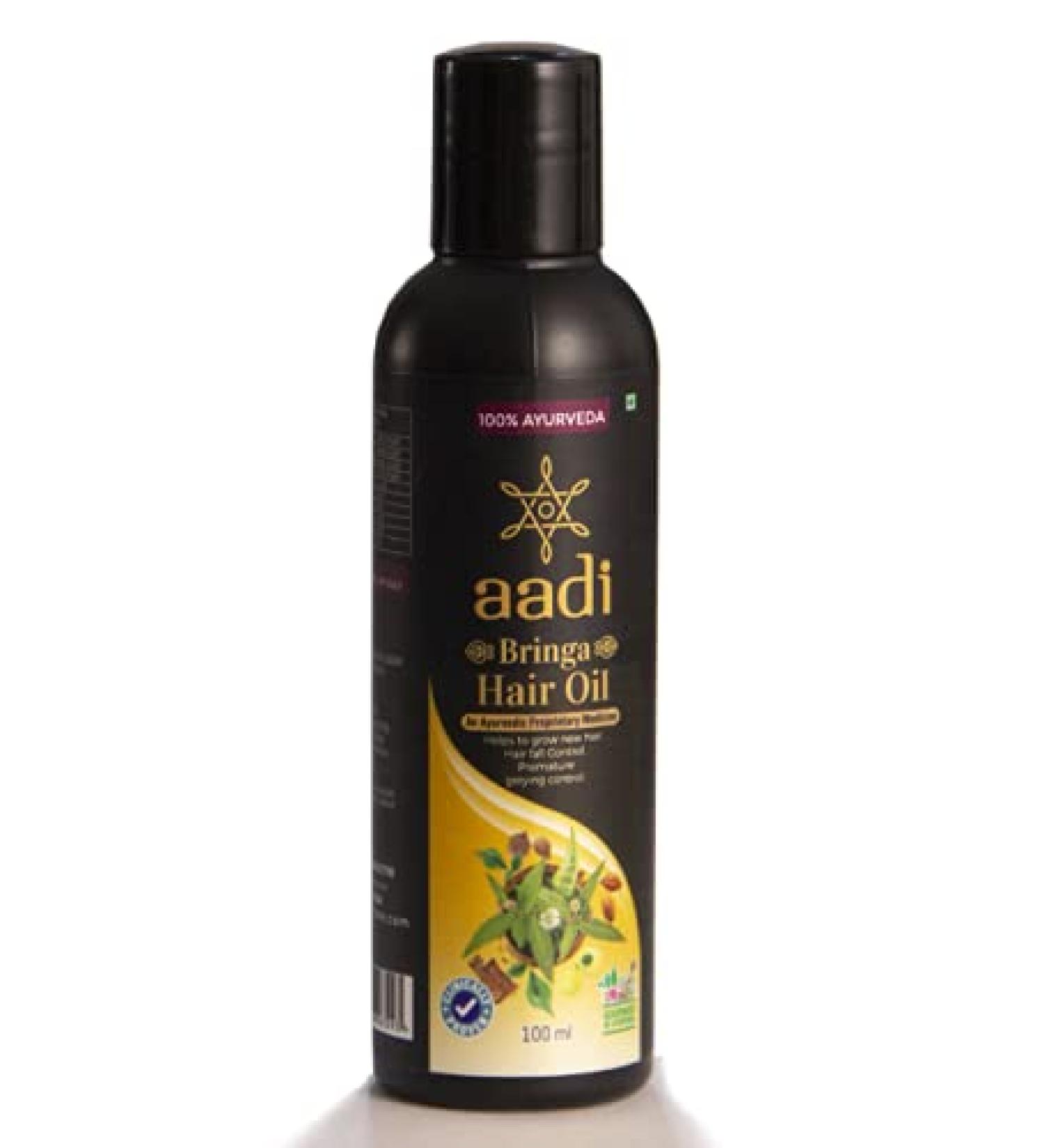 Aadi Bringa Hair Oil - 100% Coconut Oil 100ml | Natural Haircare Solution - Buy Online on GoSupps.com