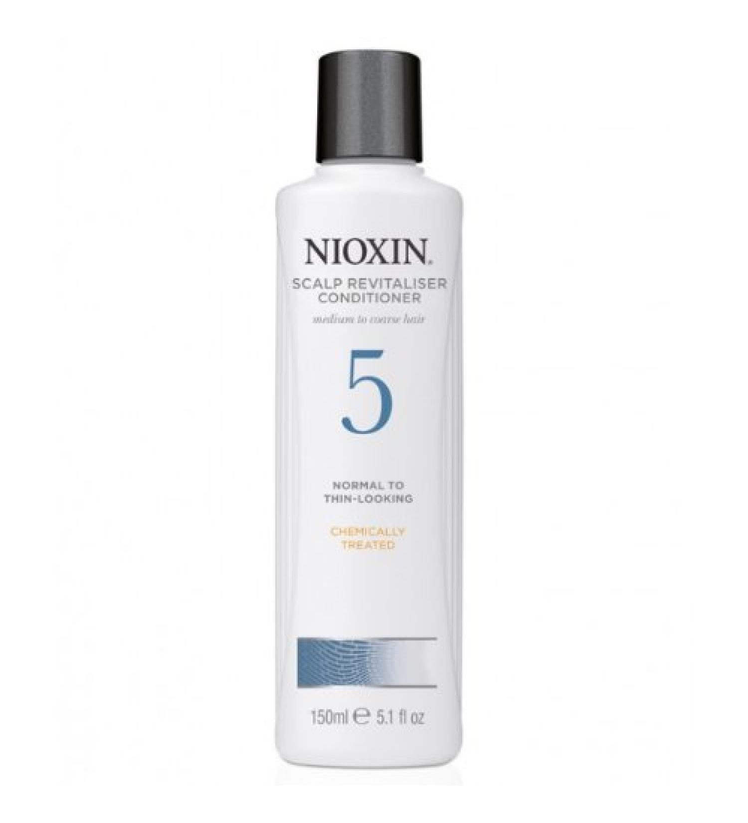 Nioxin Scalp revitaliser conditioner 5 for medium to coarse normal to thin-looking chemically traeted hair 300ml