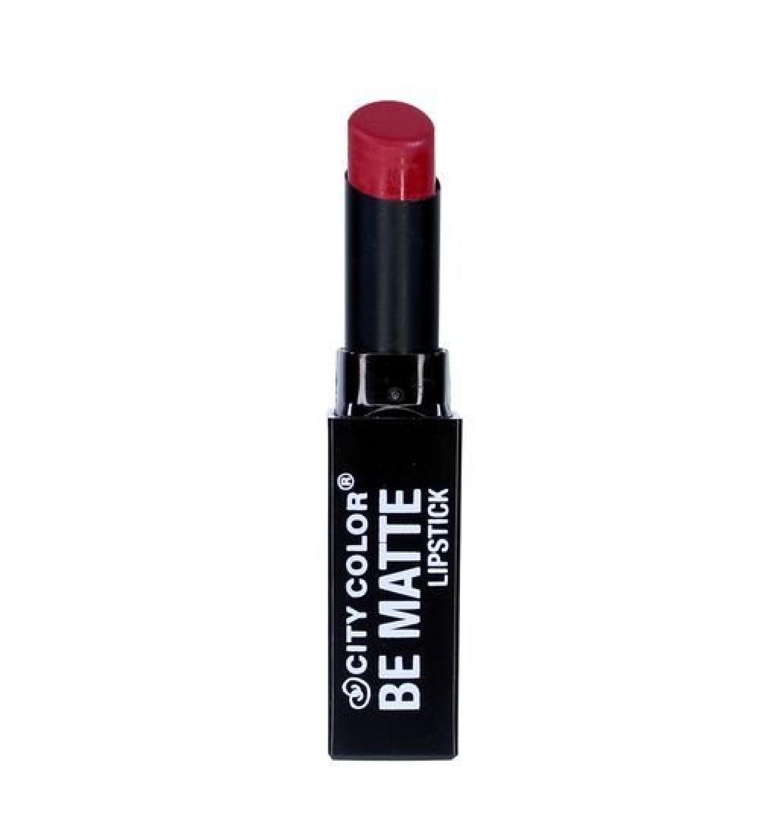 City Color Be Matte Lipstick - Maroon
