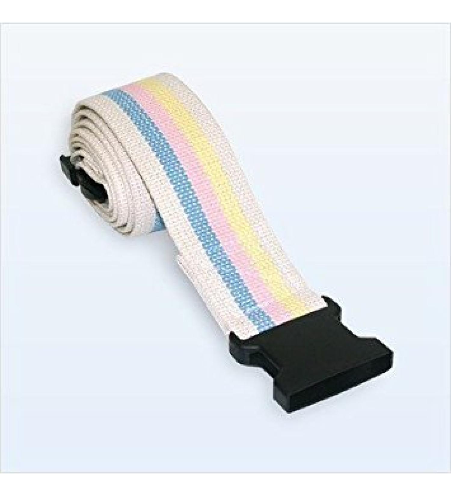 80427 Gait Belt with Quick Release Plastic Buckle 2" Width 60" Length 2 Pastel