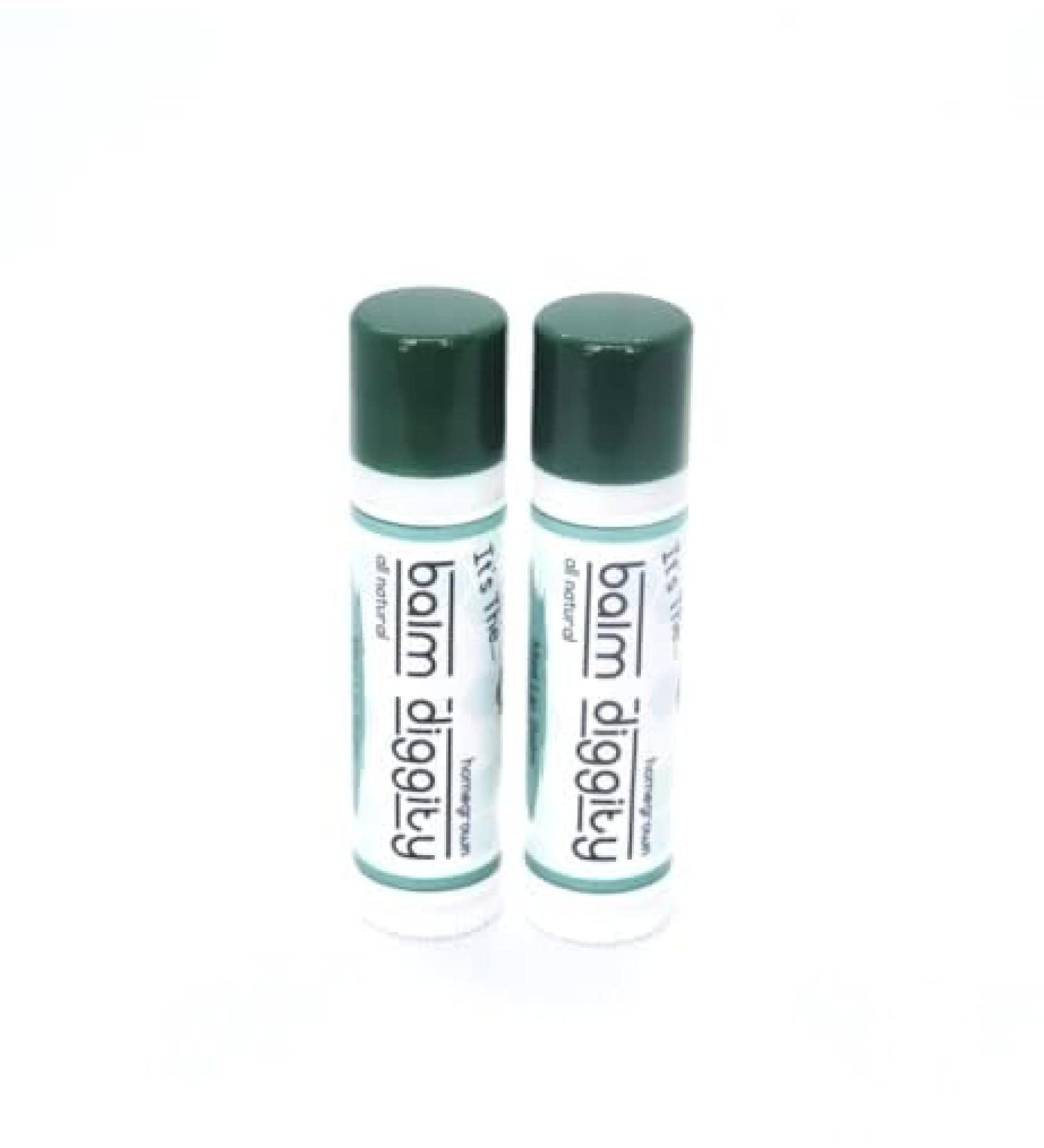 It's The Balm Diggity 2-pack Mint Beeswax All-Natural Moisturizing and Nourishing Lip Balm made With Just 5 Ingredients - Buy Online on GoSupps.com