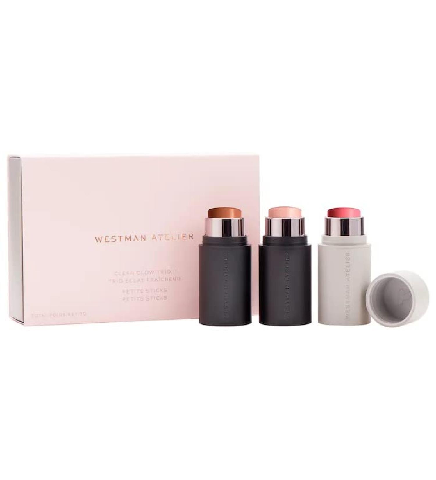 Westman Atelier Mini Petite Sticks Clean Glow Trio Color II - Natural Radiance on the Go - Buy Online on GoSupps.com