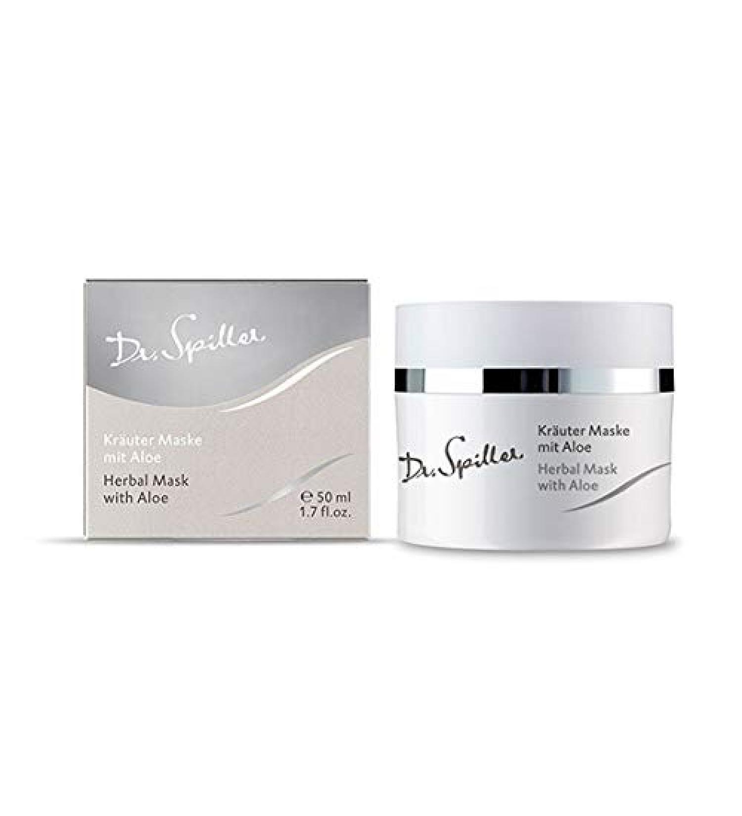 Dr. Spiller Herbal Mask with Aloe | Even Skin Tone Relieves Inflammation & Reduces Oiliness - International Shipping - Buy Online on GoSupps.com