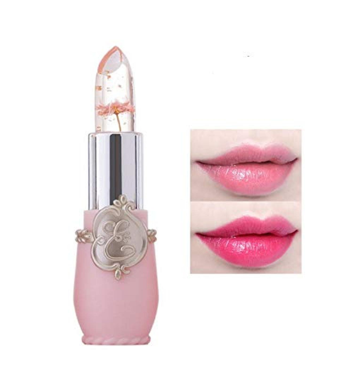 Seazoon Magic Color Changing Long-lasting Jelly Flower Lipstick - Waterproof Crystal Gloss - Buy Online on GoSupps.com