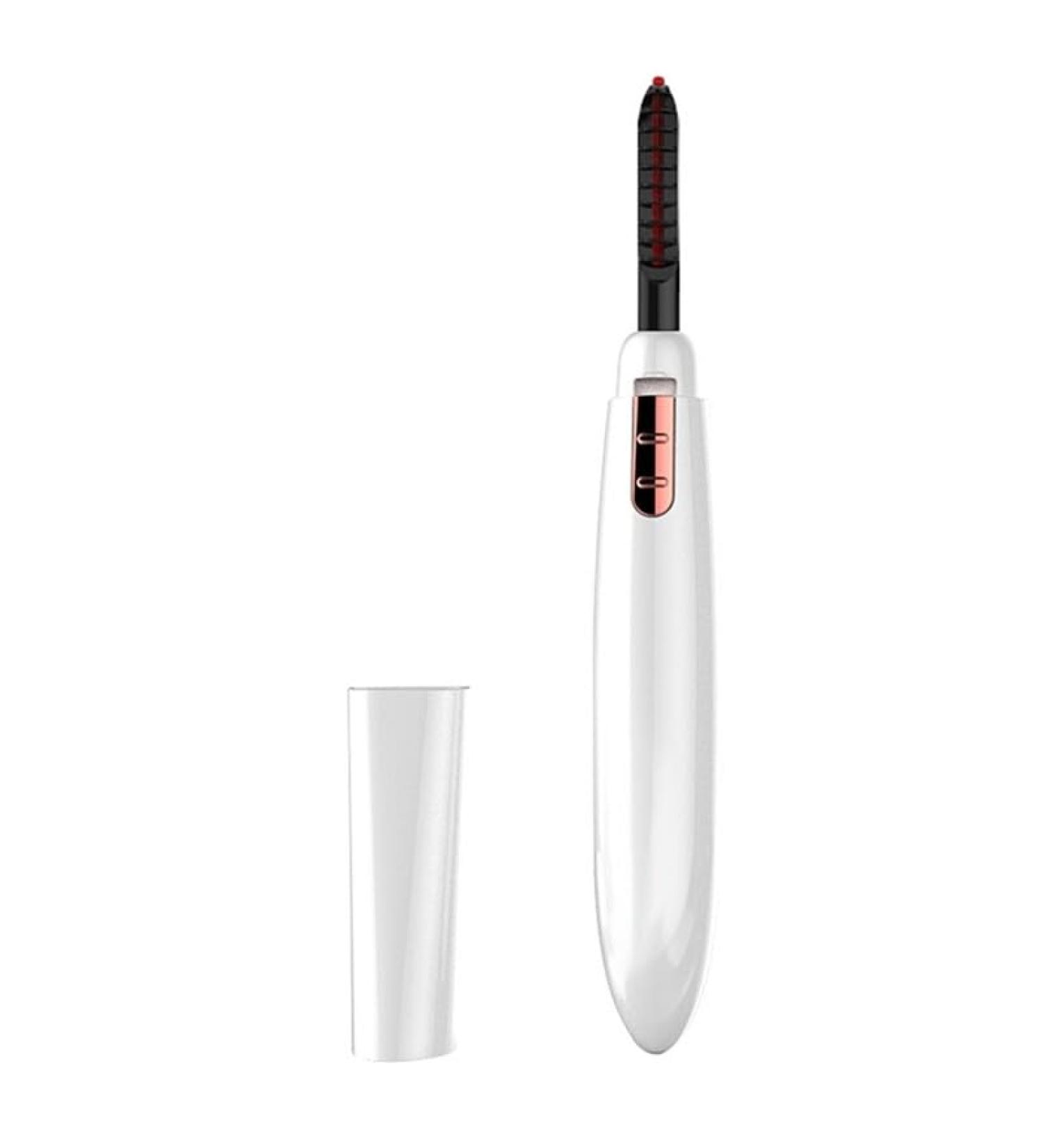 Portable Electric Eyelash Curler Mini Professional Tool Plastic Battery Powered Makeup Essential - Buy Online on GoSupps.com