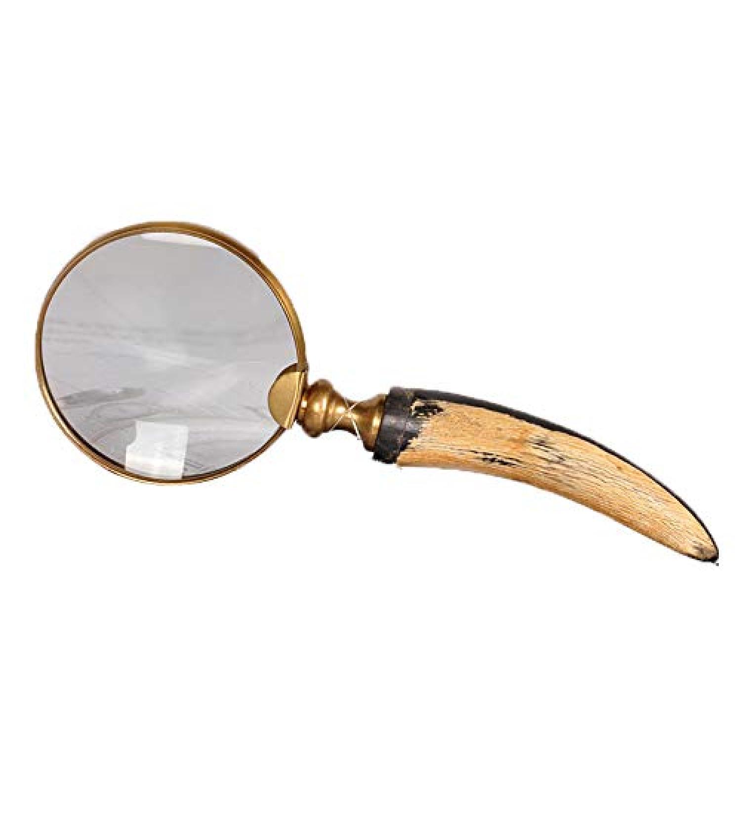 Magnifiers Reading Recognition Gift Retro 10x HD Brass Magnifier Reading Aids - Buy Online on GoSupps.com