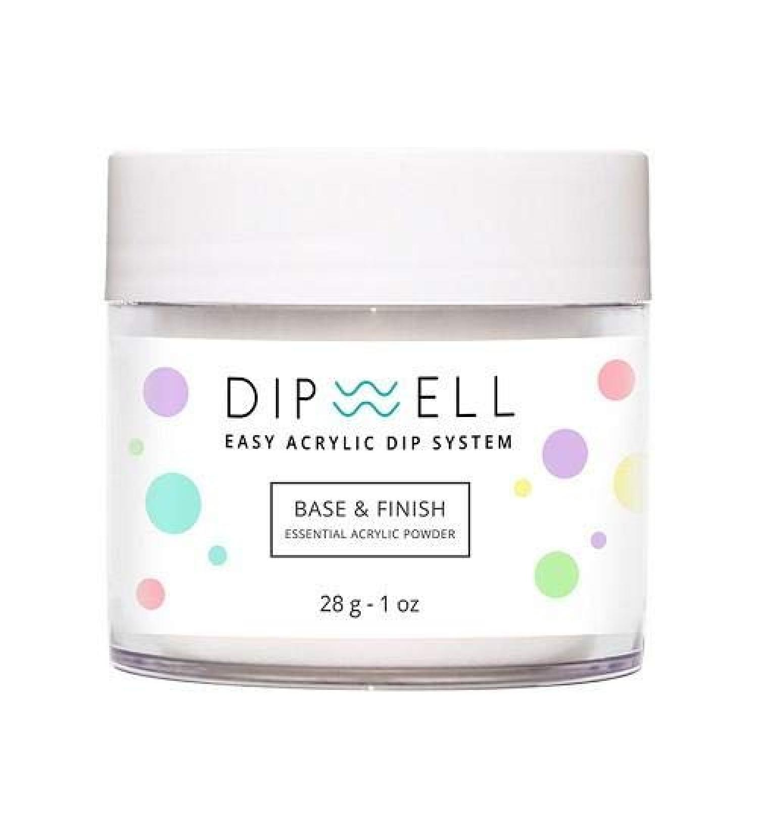 DipWell Nail DIP Powder - Pink & White French Style Acrylic for Any Kit or System - Base & Finish - Buy Online on GoSupps.com