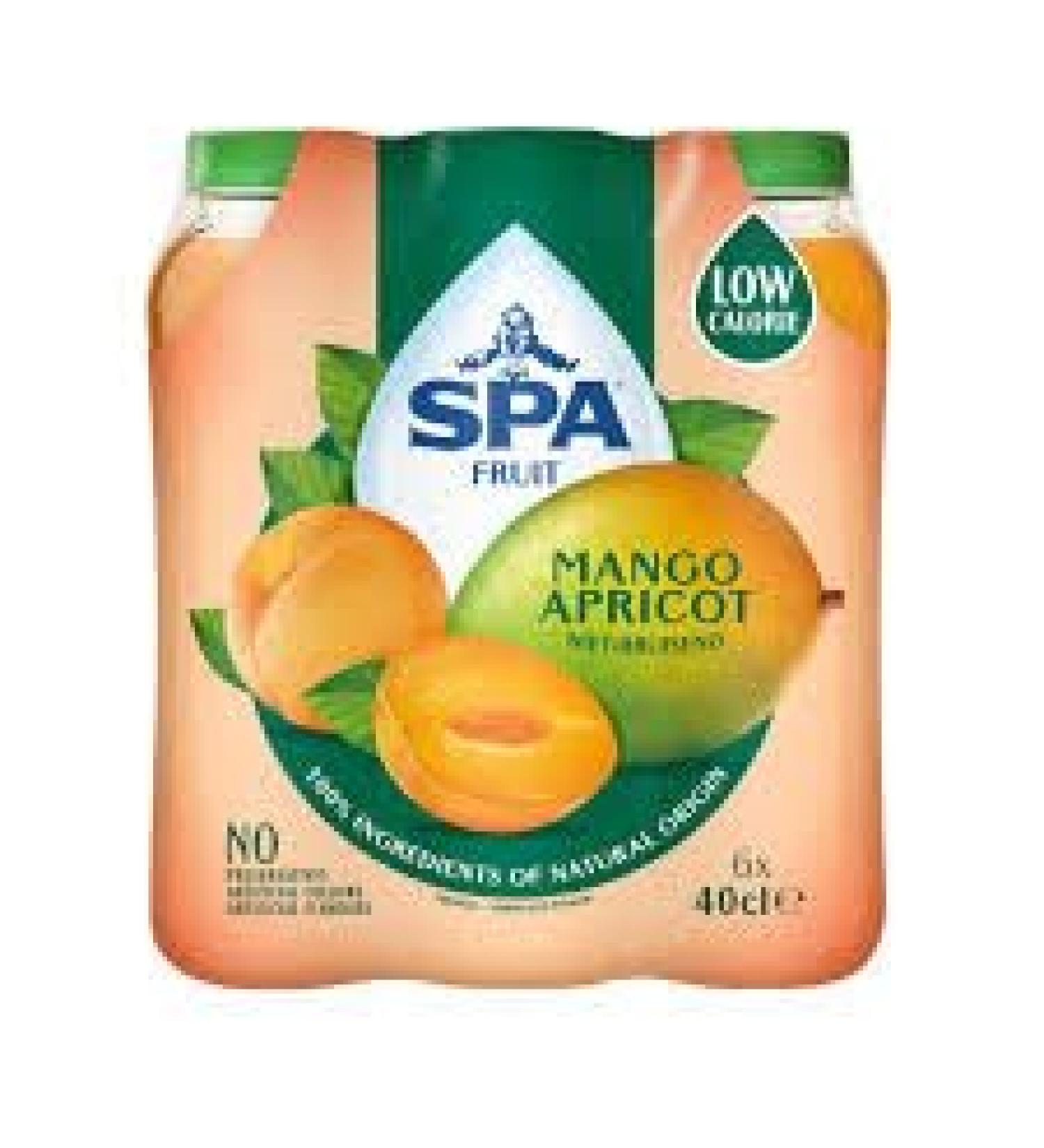Spa Fruit Still Mango Apricot PET 6x 400ml
