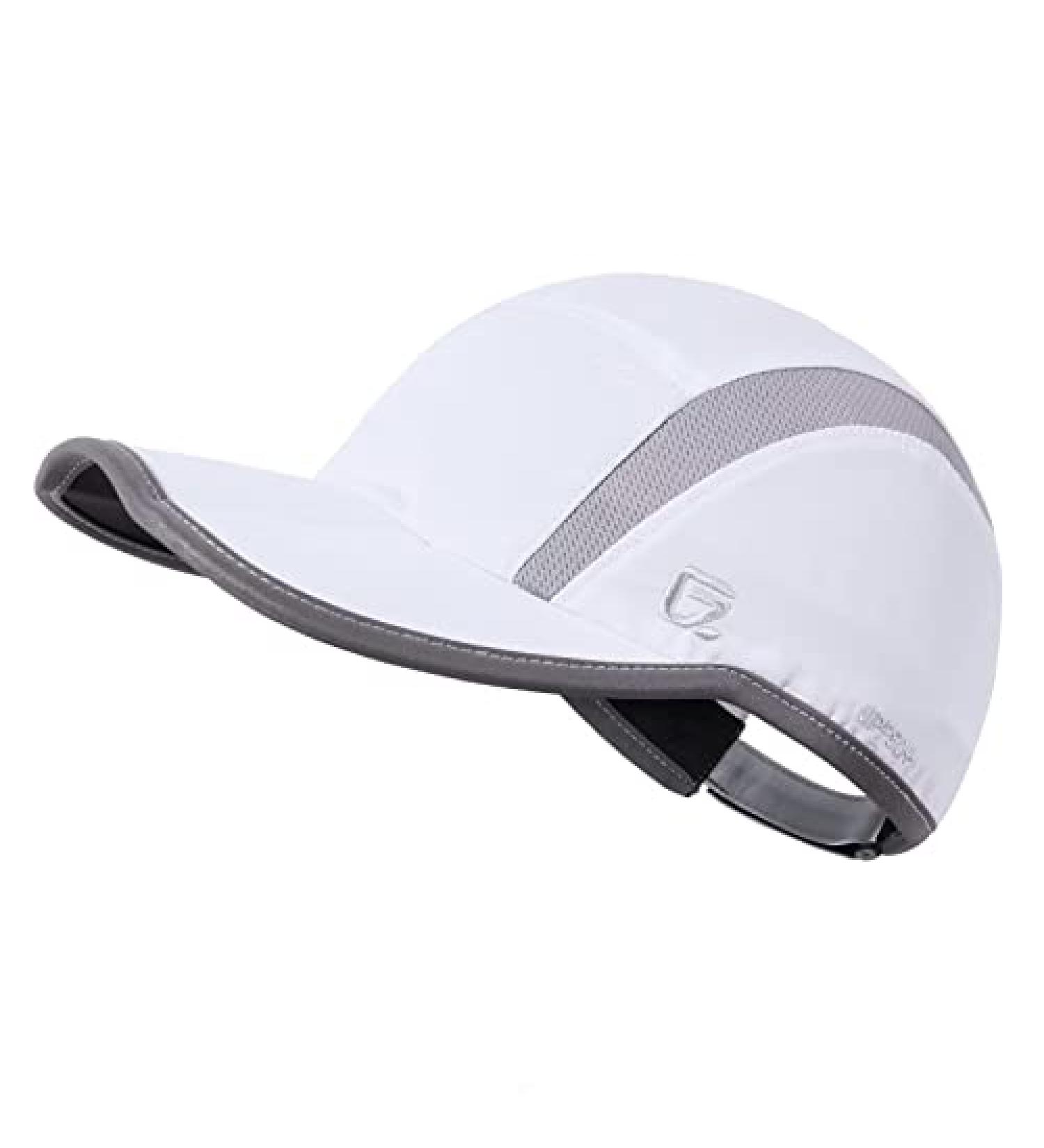 GADIEMKENSD Reflective Folding Outdoor Hat UPF 50+ Sun Protection - Unisex White Sport Hat - Buy Online on GoSupps.com