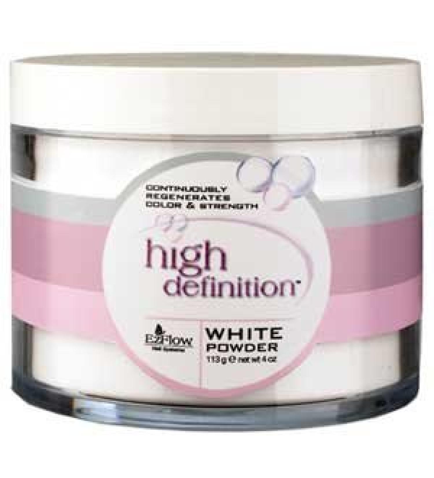 EZ Flow High Definition Powder False Nails White 4 Ounce
