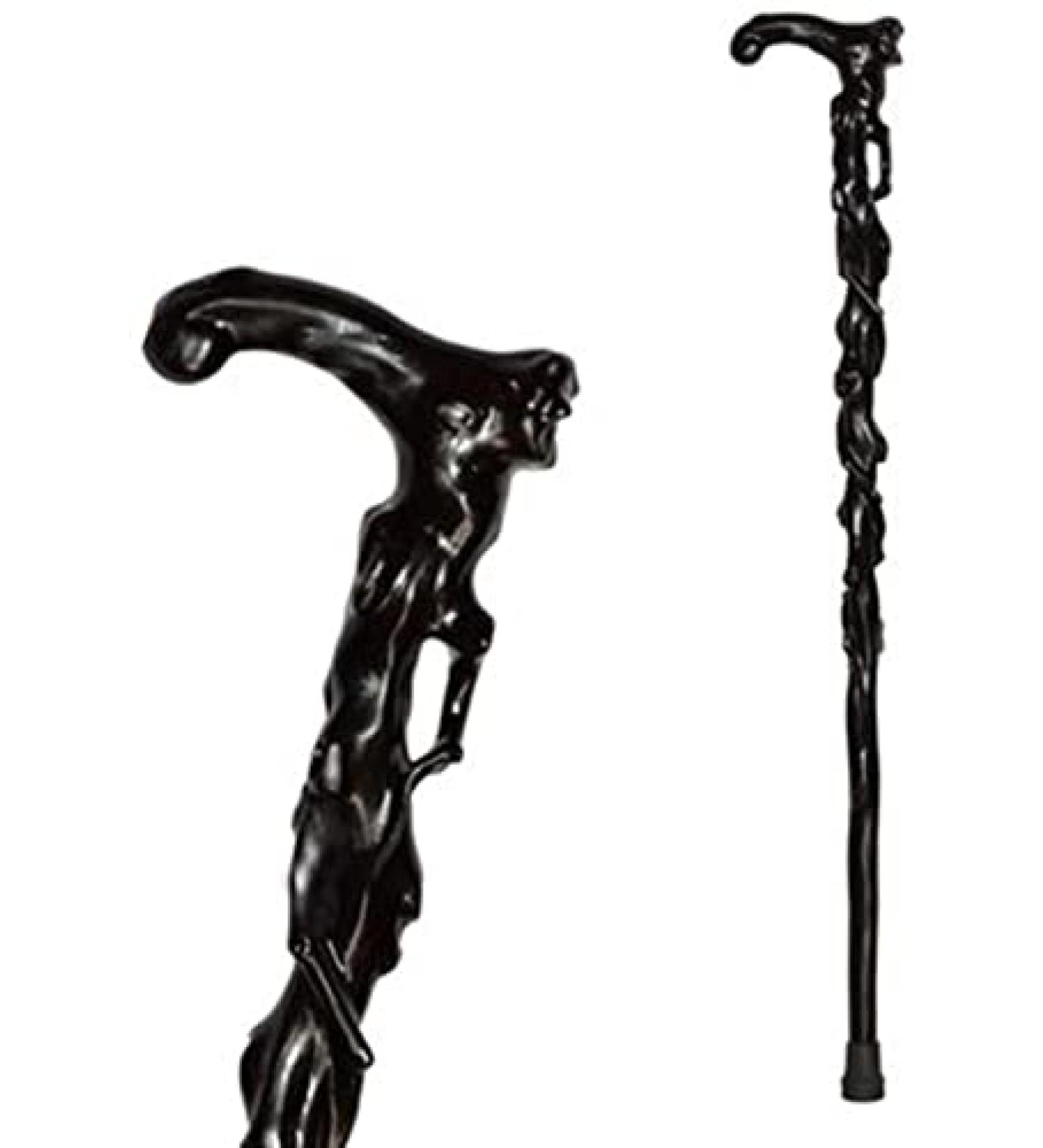 Wooden Cane Solid Walking Stick Wooden Cane Faucet Crutches Redwood Root Engraving Cane Elderly Staff Walking Stick Walker Birthday Gift for Elderly Seniors (Color : Redbrown) (Grayb Innovate - Buy Online on GoSupps.com